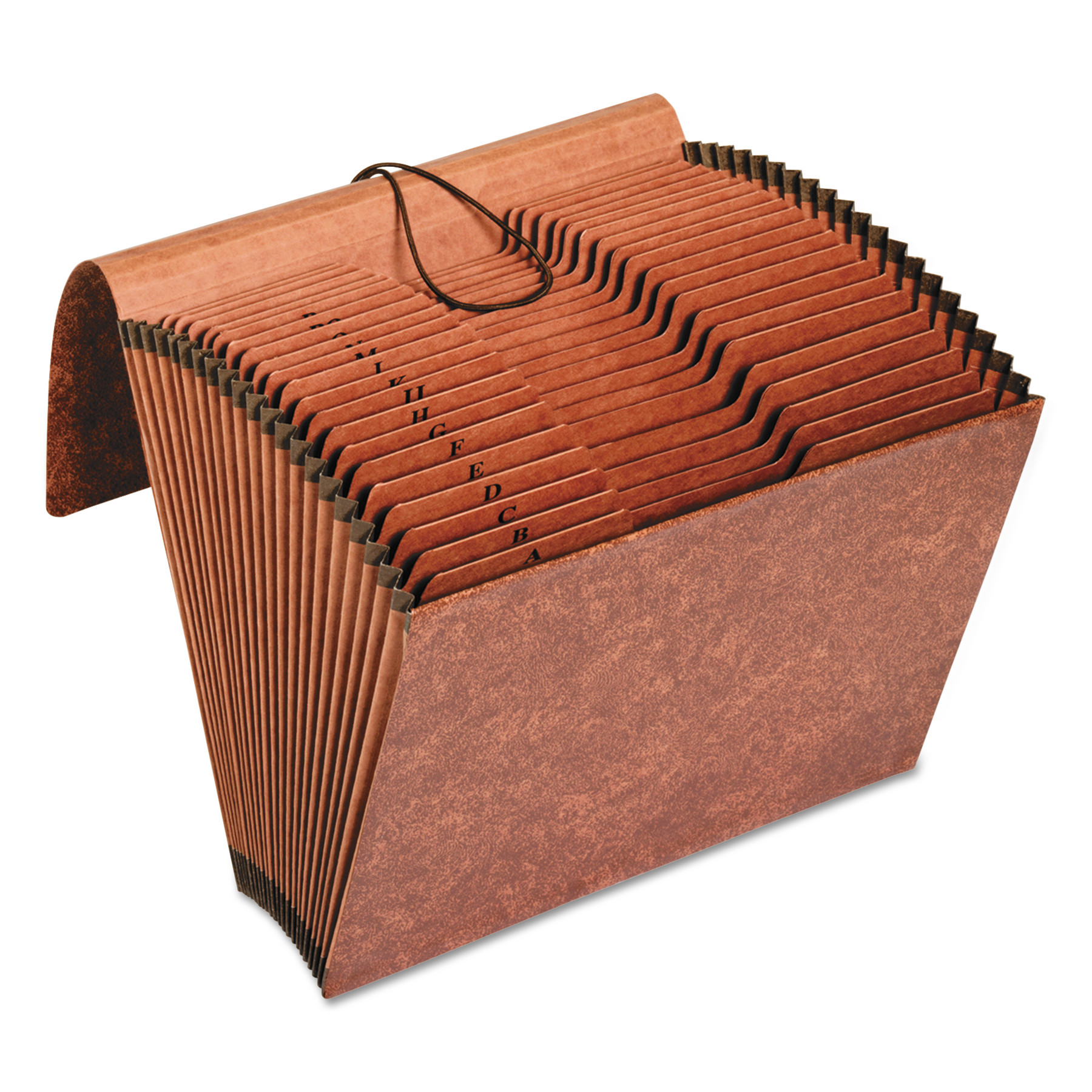 Pendaflex® Heavy-Duty Expanding File, 21 Pockets, 1/3 Tab, Letter, Brown