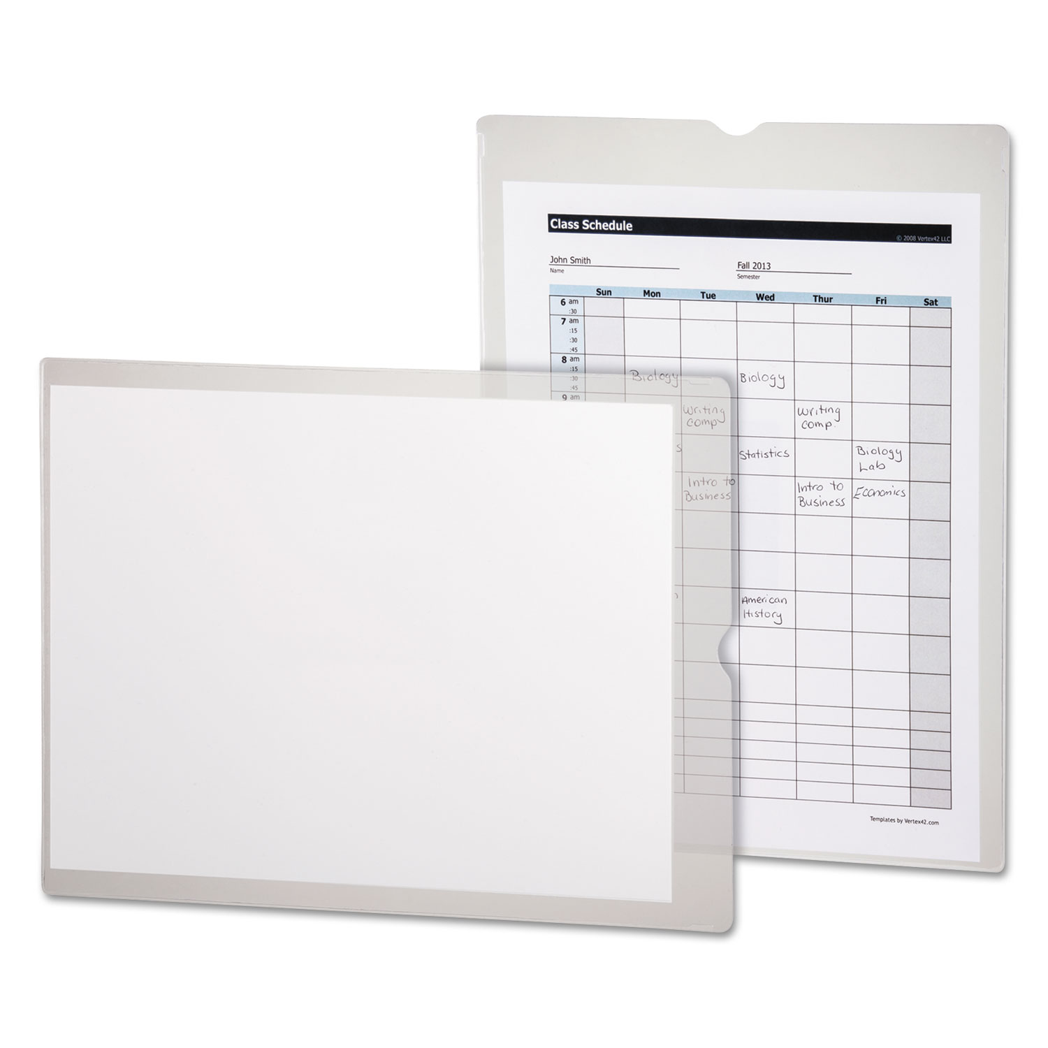 Oxford Utili-Jac Heavy-Duty Clear Plastic Envelopes, 9 x 12, 50/Box