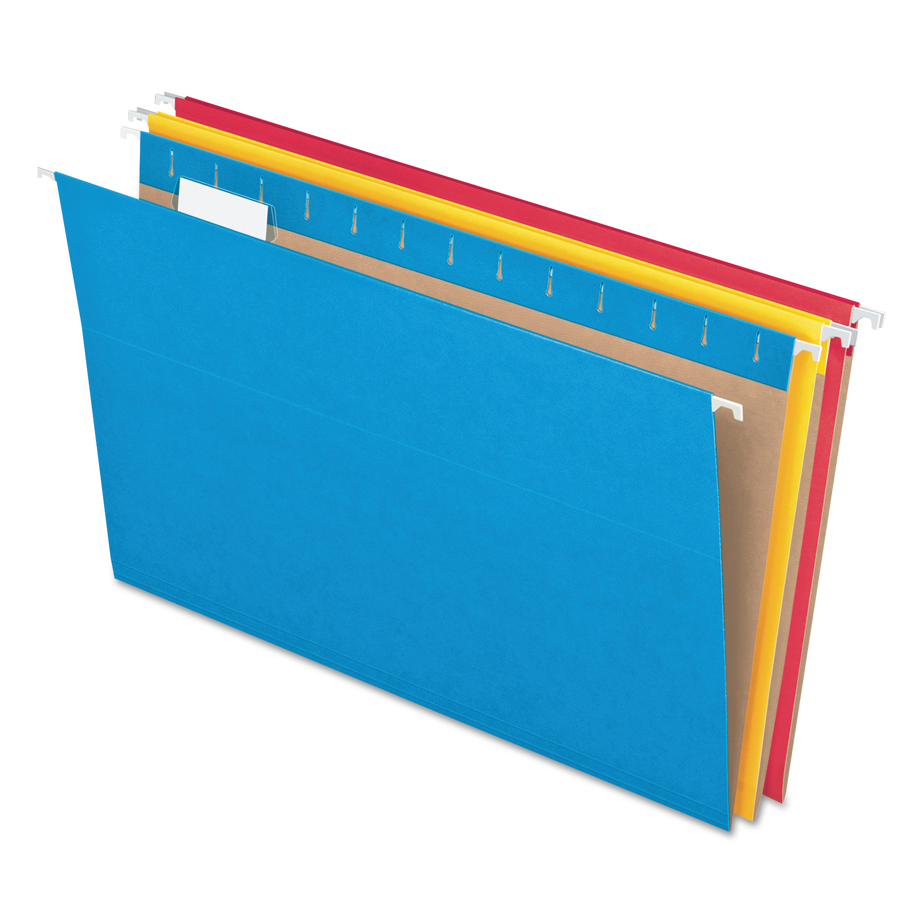 Pendaflex® Colored Hanging Folders, 1/5 Tab, Letter, 5 Assorted Colors, 25/Box