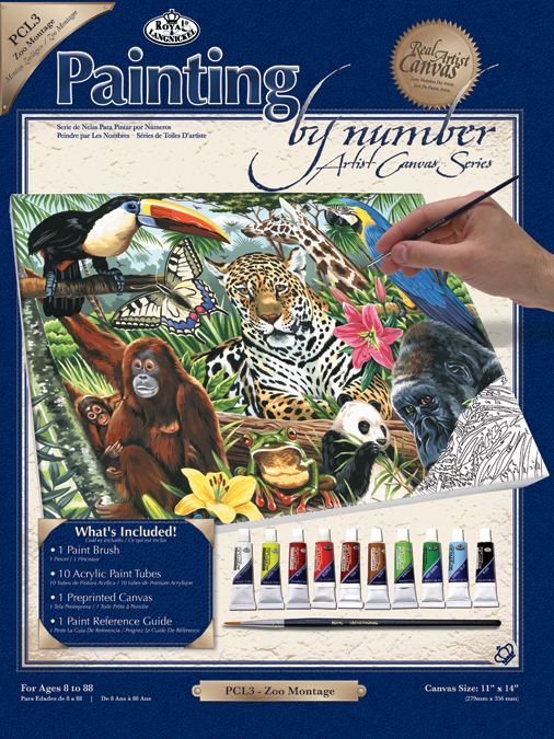 Paint By Number Kit Artist Canvas Series 11