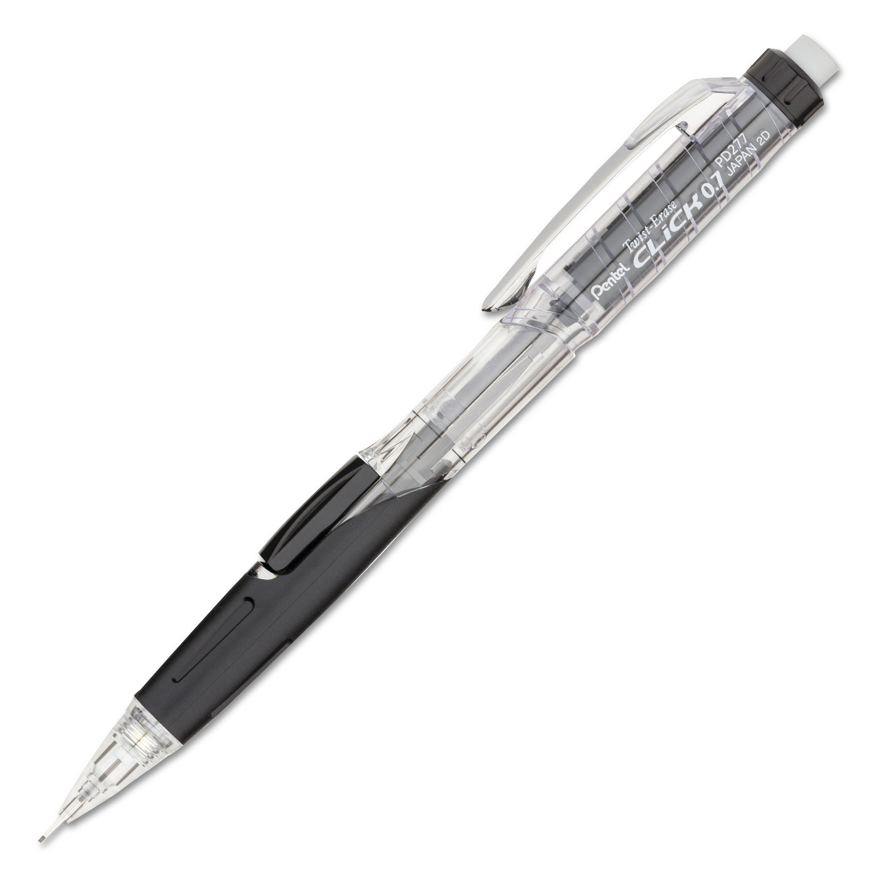 Pentel® Twist-Erase CLICK Mechanical Pencil, 0.7 mm, Black Barrel