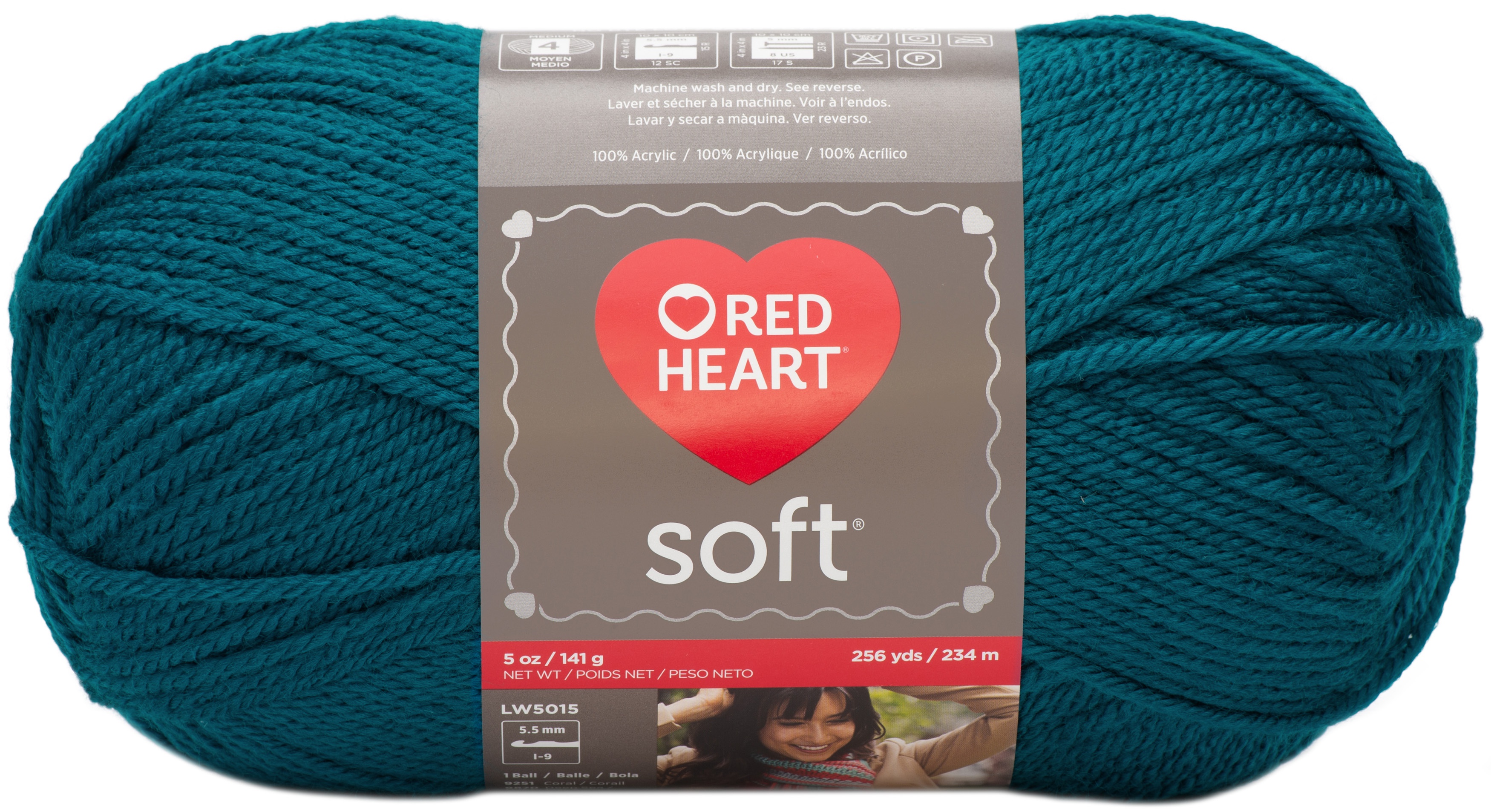 Red Heart Soft Yarn Teal