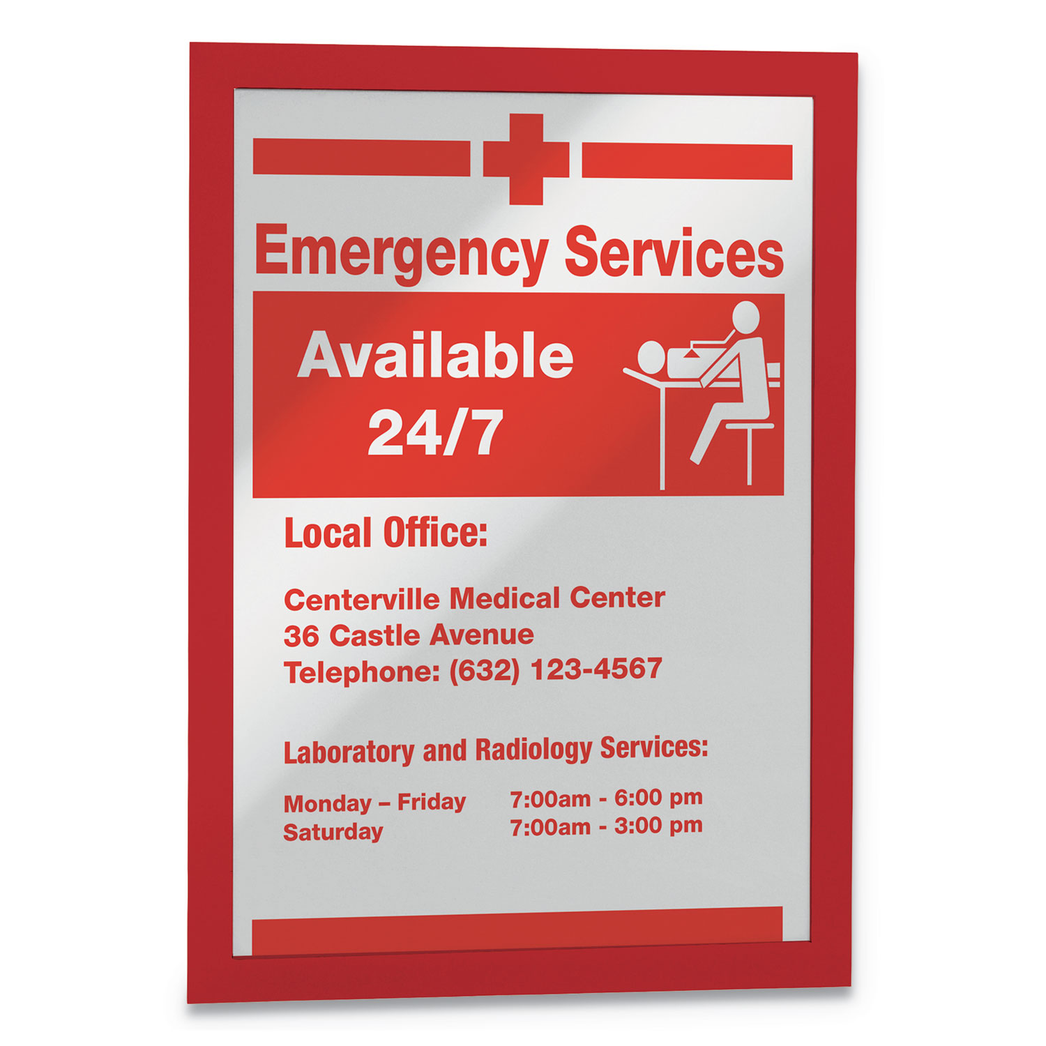 Durable® DURAFRAME Sign Holder, 8 1/2