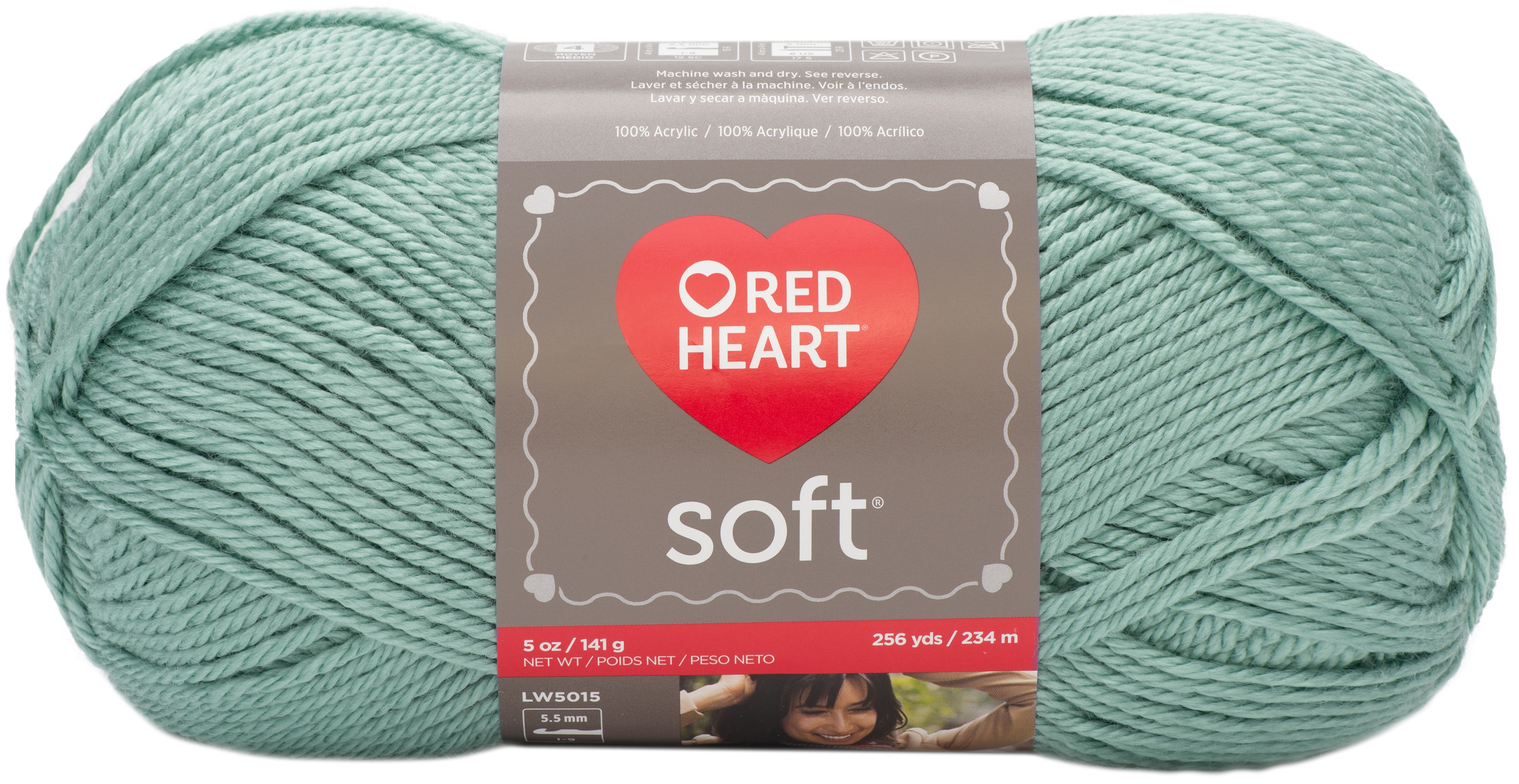 Red Heart Soft Yarn Seafoam