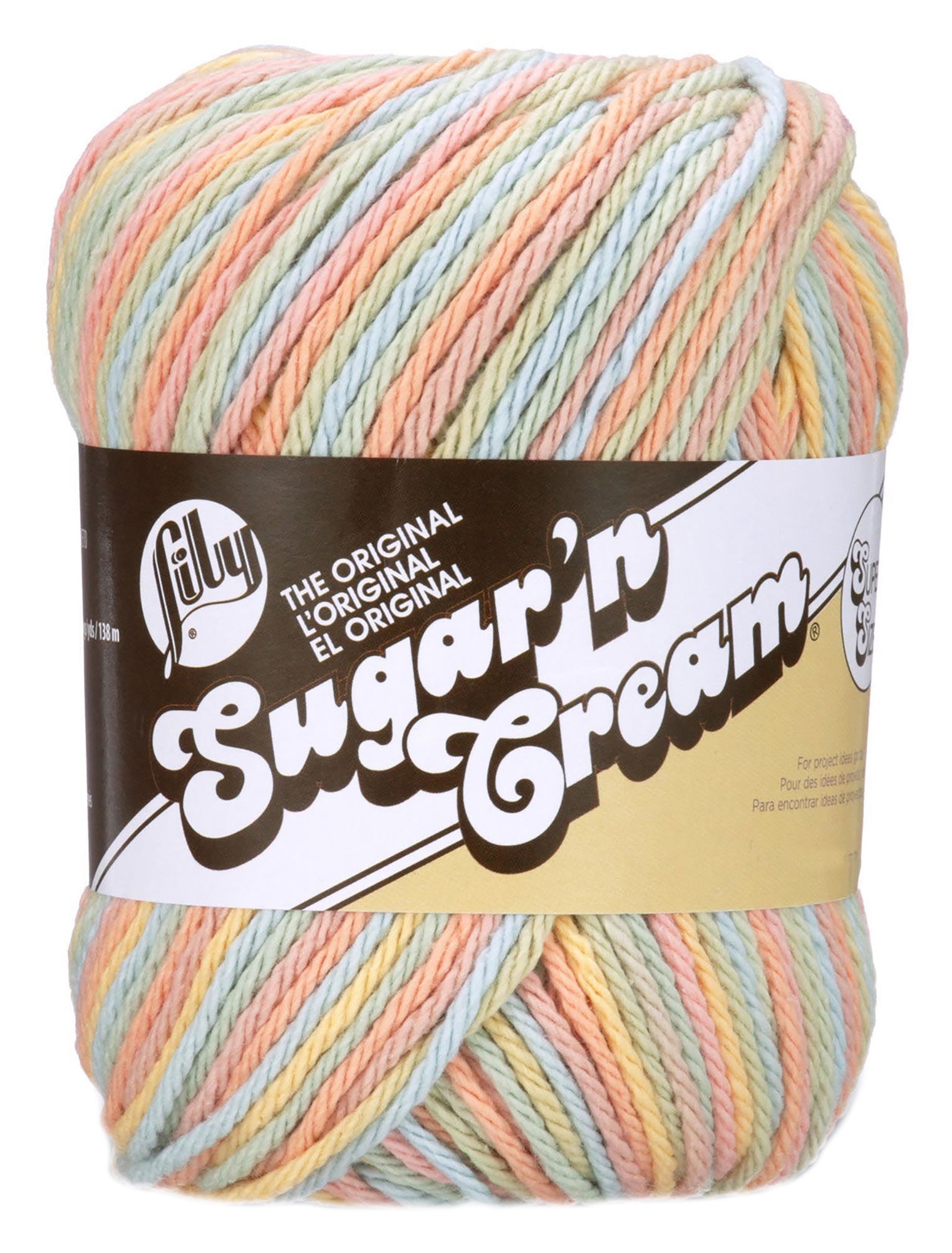 Sugar'n Cream Yarn - Ombres Super Size Buttercream