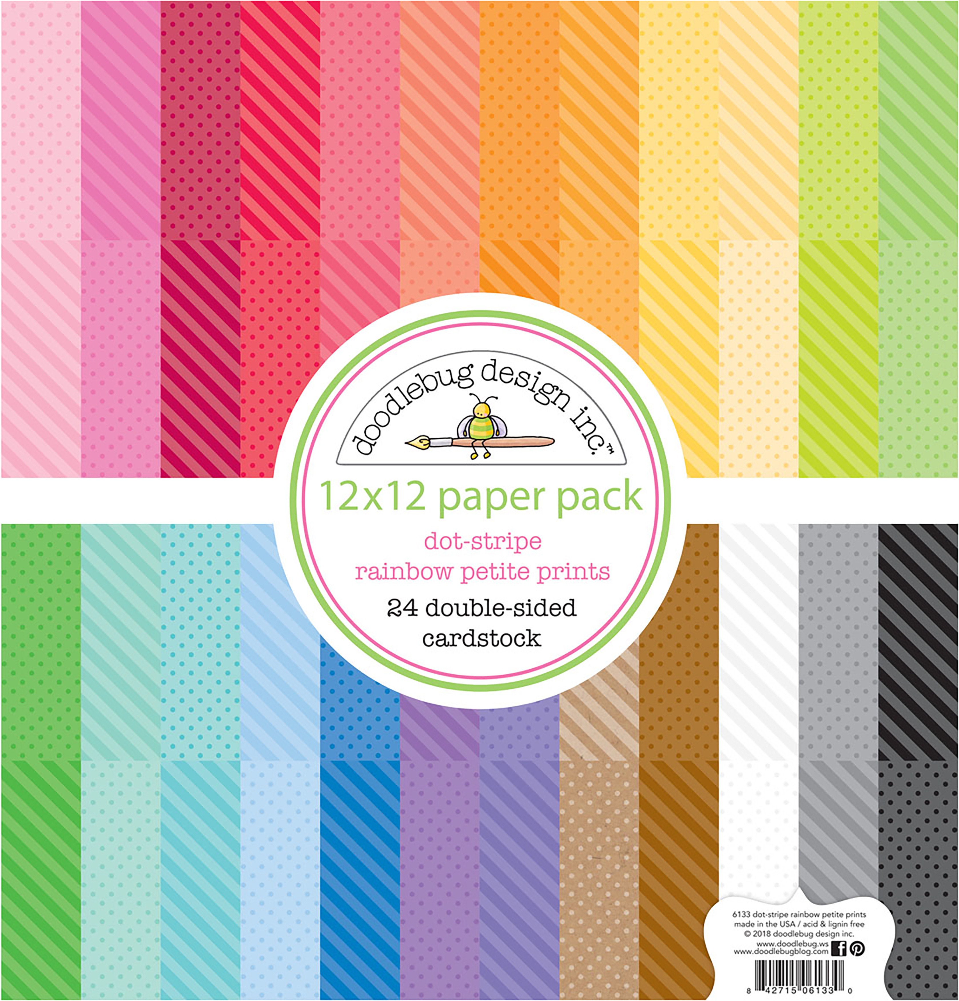 Doodlebug Petite Prints Double-Sided Cardstock 12