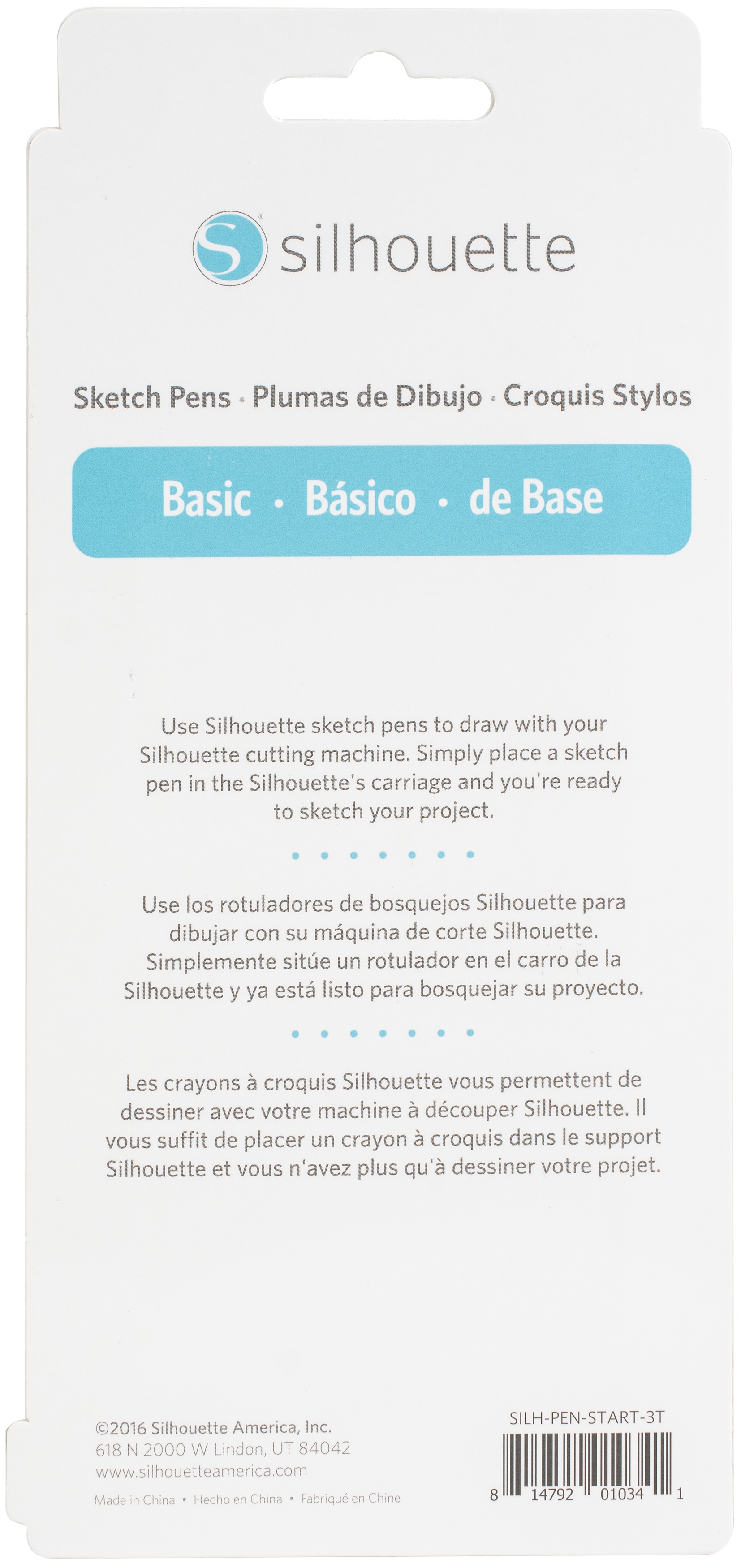 Silhouette Sketch Pens 8/Pkg