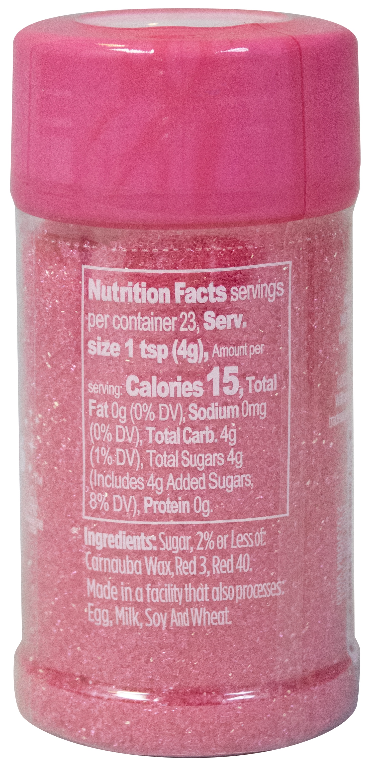 Sugar Sprinkles 3.25oz Pink