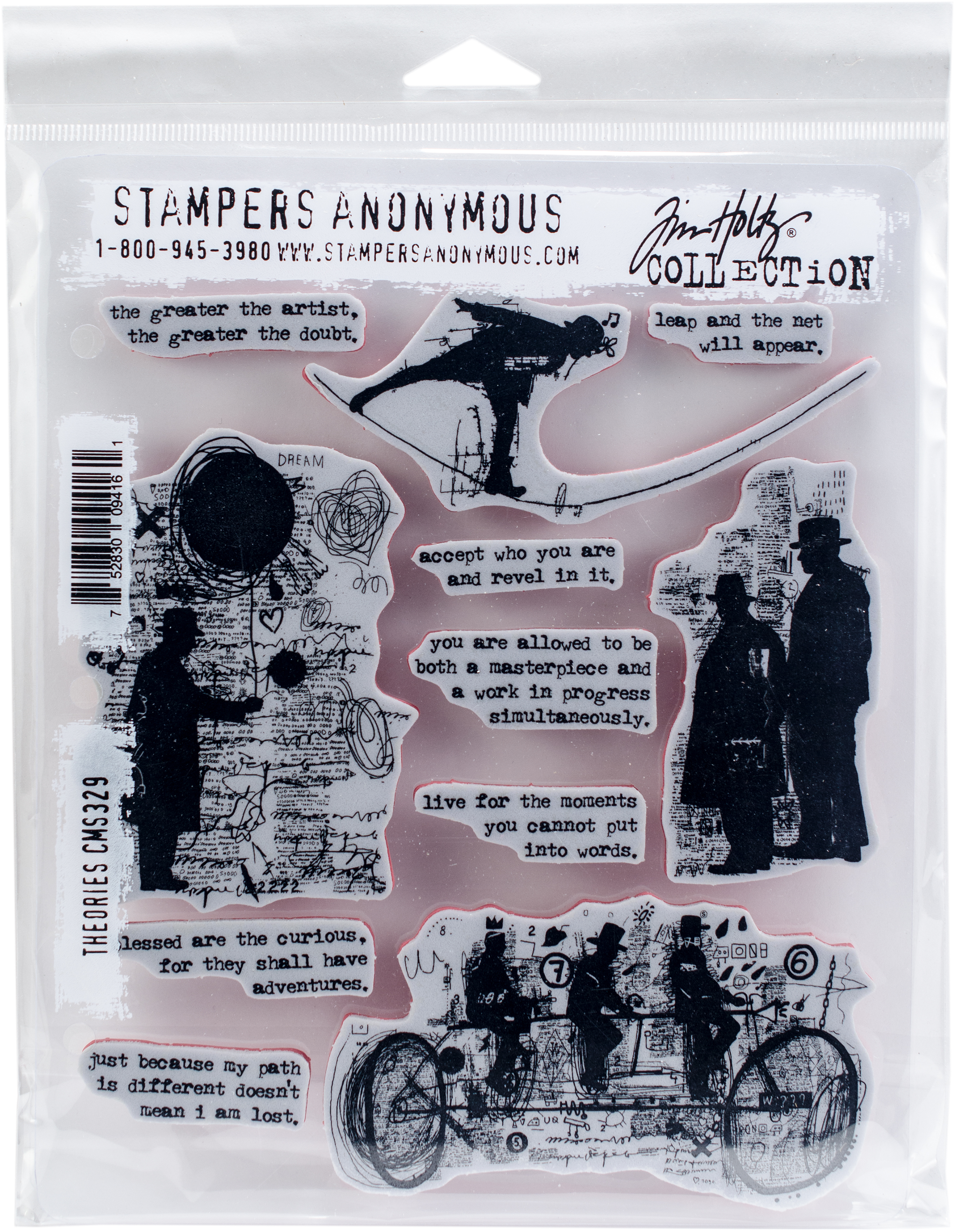 Tim Holtz Cling Stamps 7