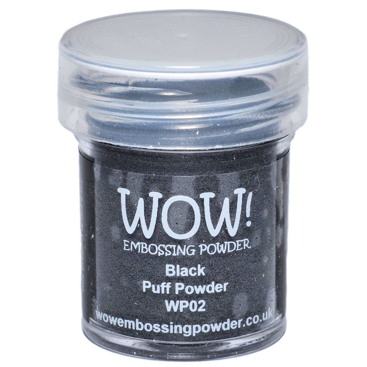 WOW! Embossing Powder 15ml Black Puff