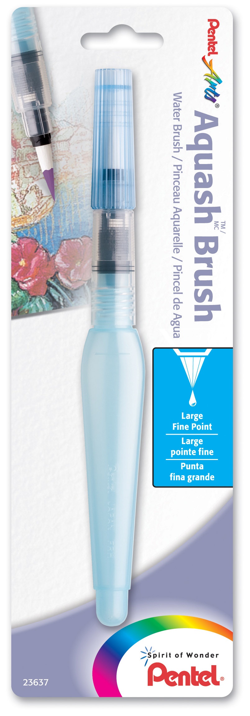 Pentel Arts Aquash Water Brush Fine Point Large