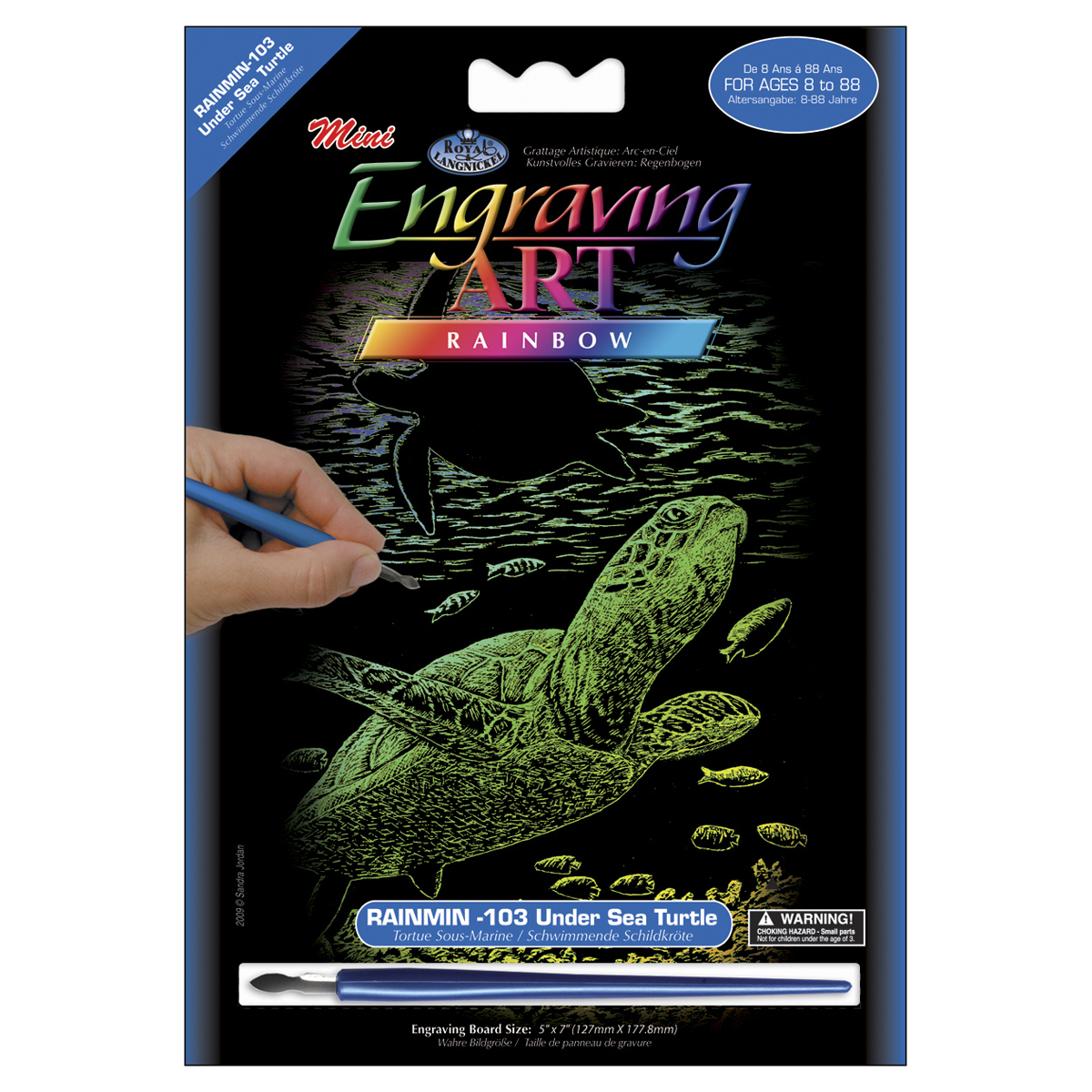 Rainbow Foil Engraving Art Mini Kit 5