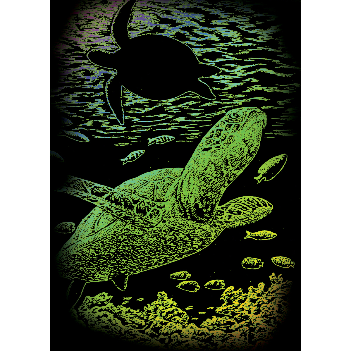 Rainbow Foil Engraving Art Mini Kit 5