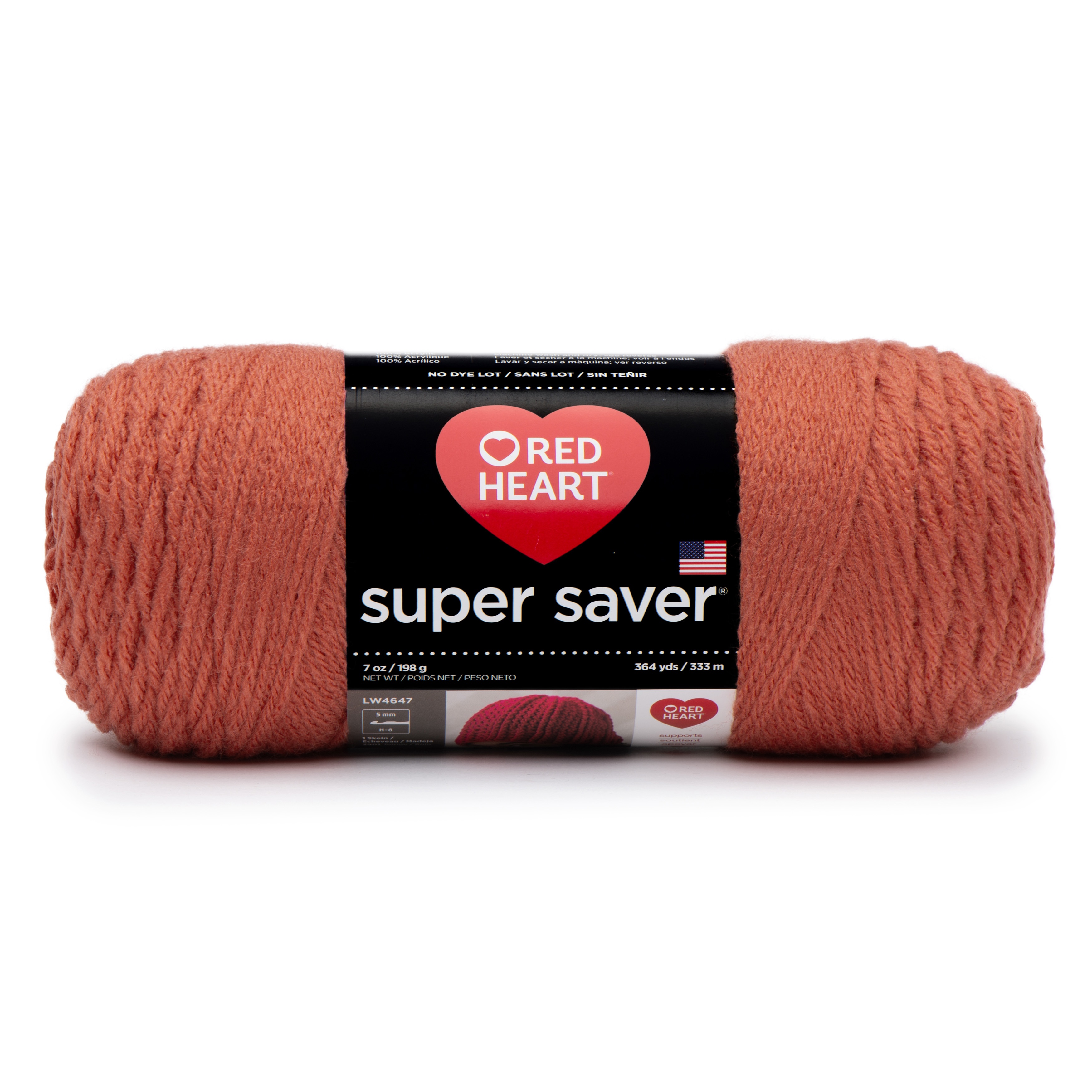 Red Heart Super Saver Yarn Coral