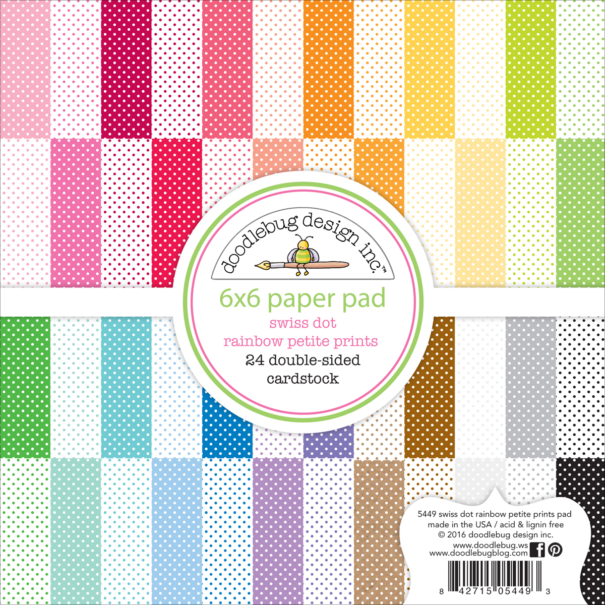 Doodlebug Petite Prints Double-Sided Paper Pad 6