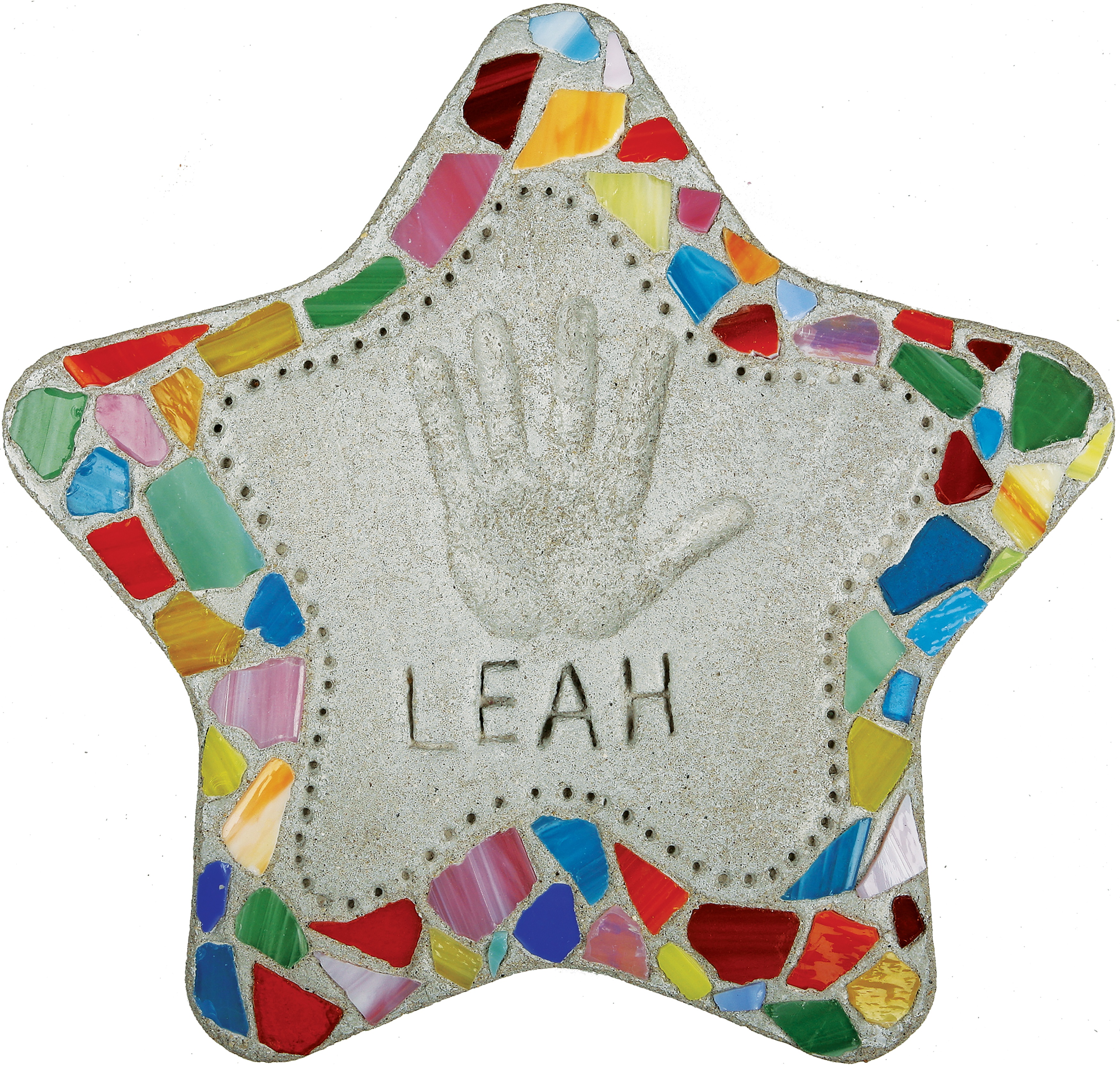 Mosaic Stepping Stone Kit Star