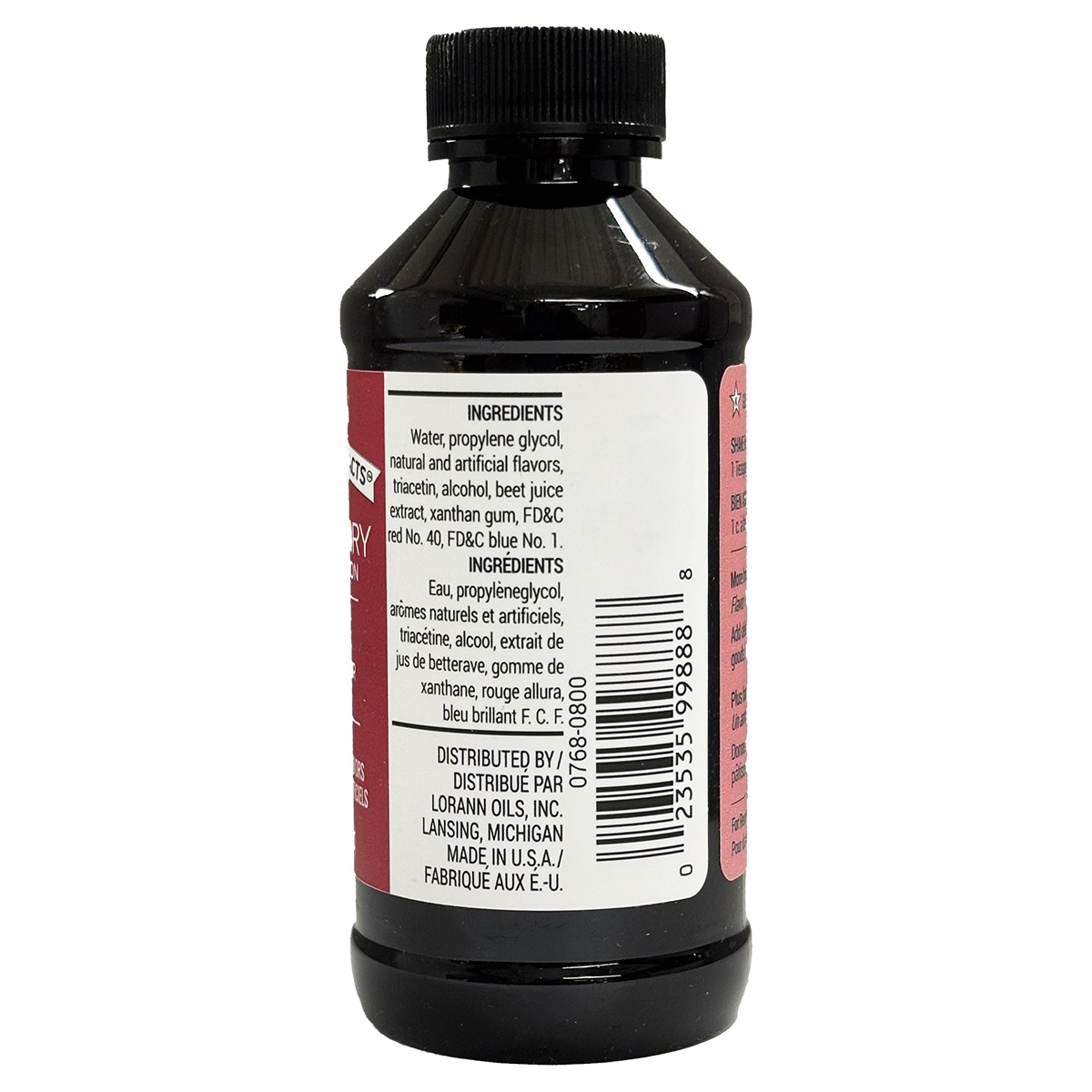 Bakery Emulsions Natural & Artificial Flavor 4oz Strawberry