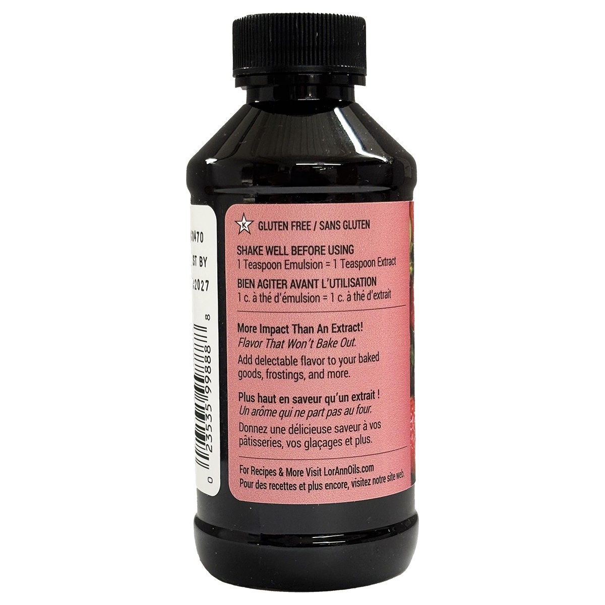 Bakery Emulsions Natural & Artificial Flavor 4oz Strawberry