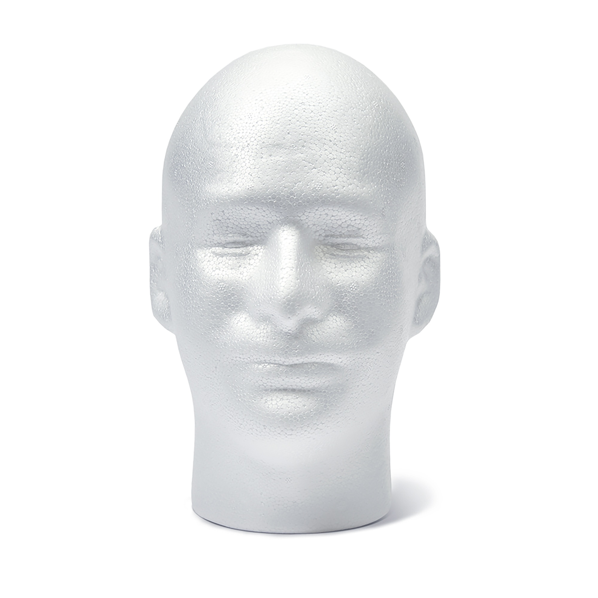 Styrofoam Male Head Bulk 11