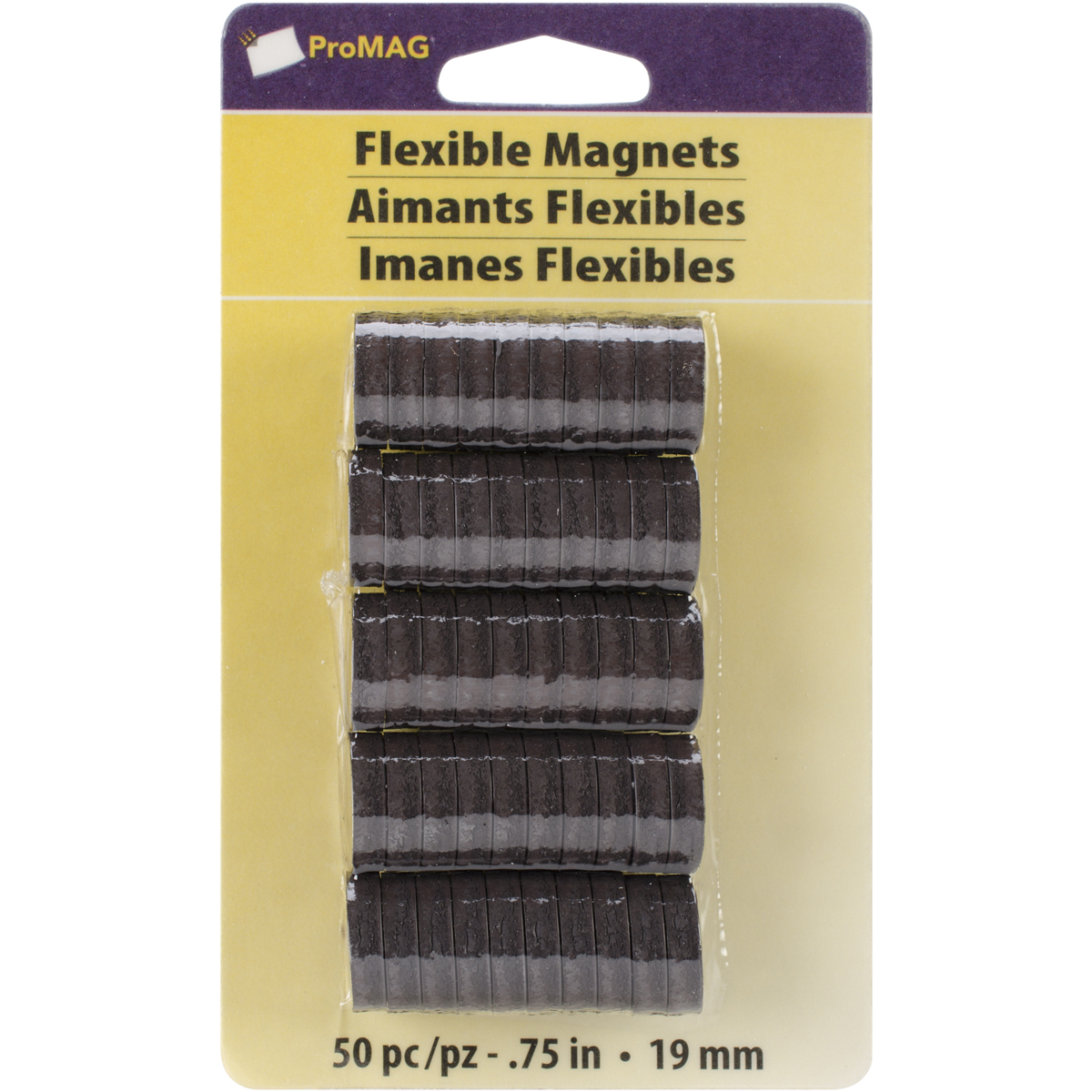 ProMag Flexible Round Magnets .75