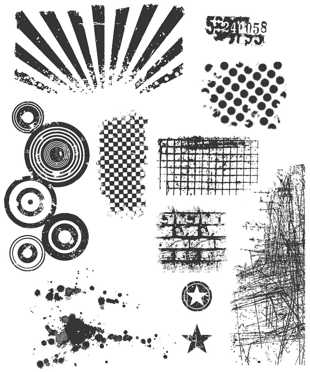 Tim Holtz Cling Stamps 7