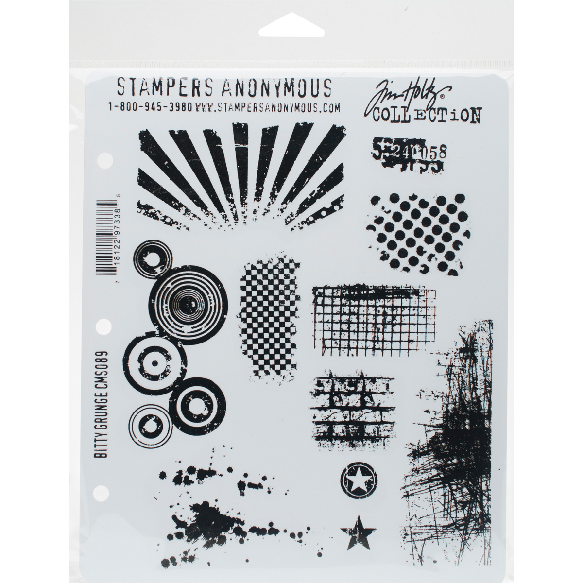 Tim Holtz Cling Stamps 7