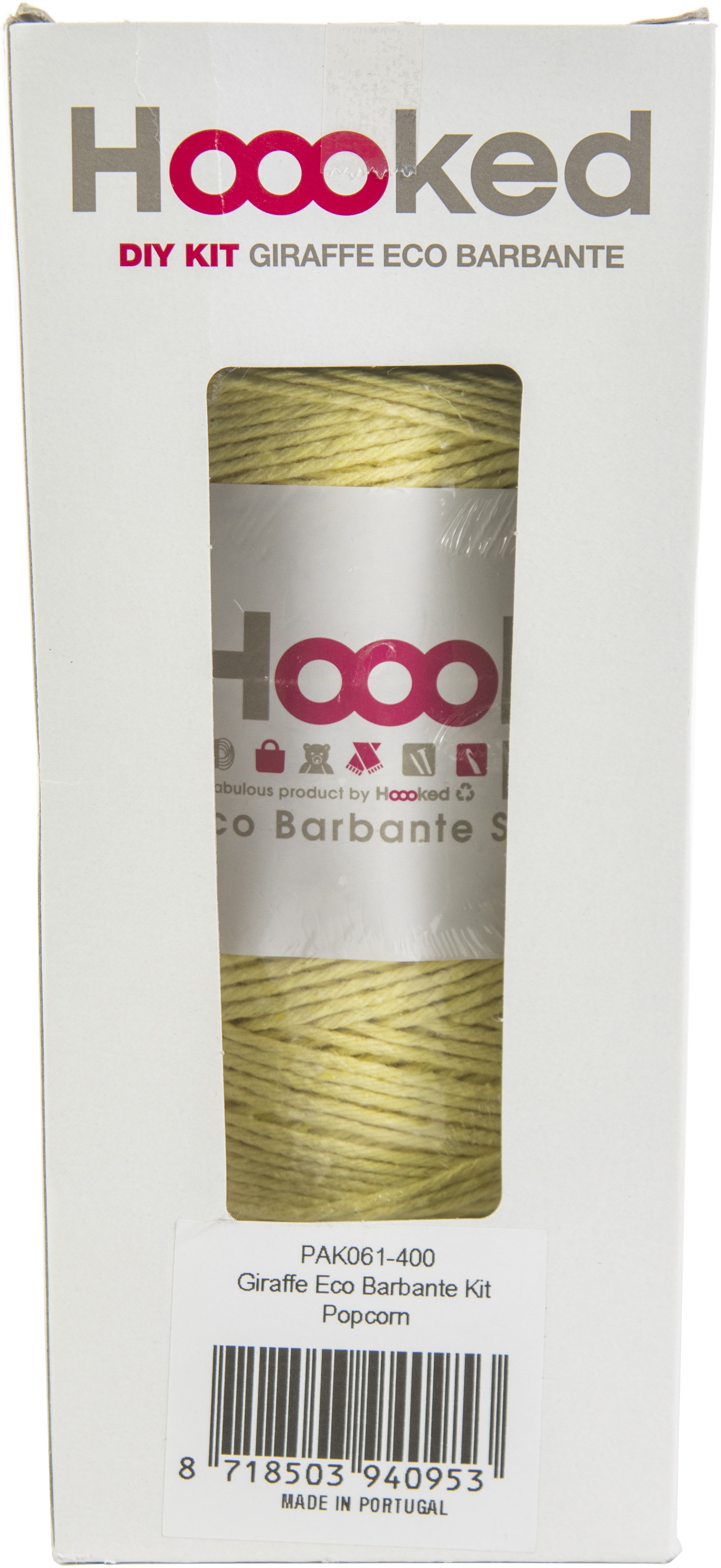 Hoooked Ziggy Giraffe Kit W/Eco Barbante Yarn Popcorn