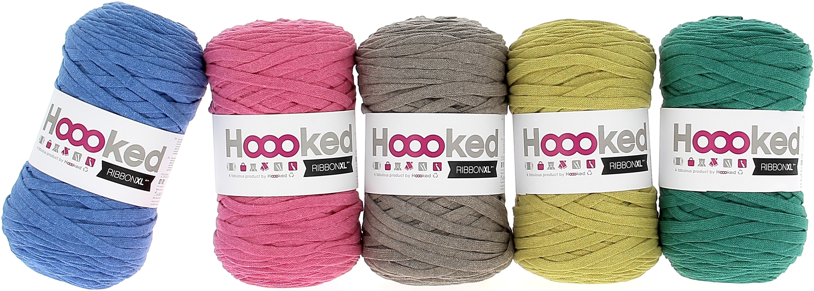 Hoooked Ribbon XL Yarn Lemon Yellow
