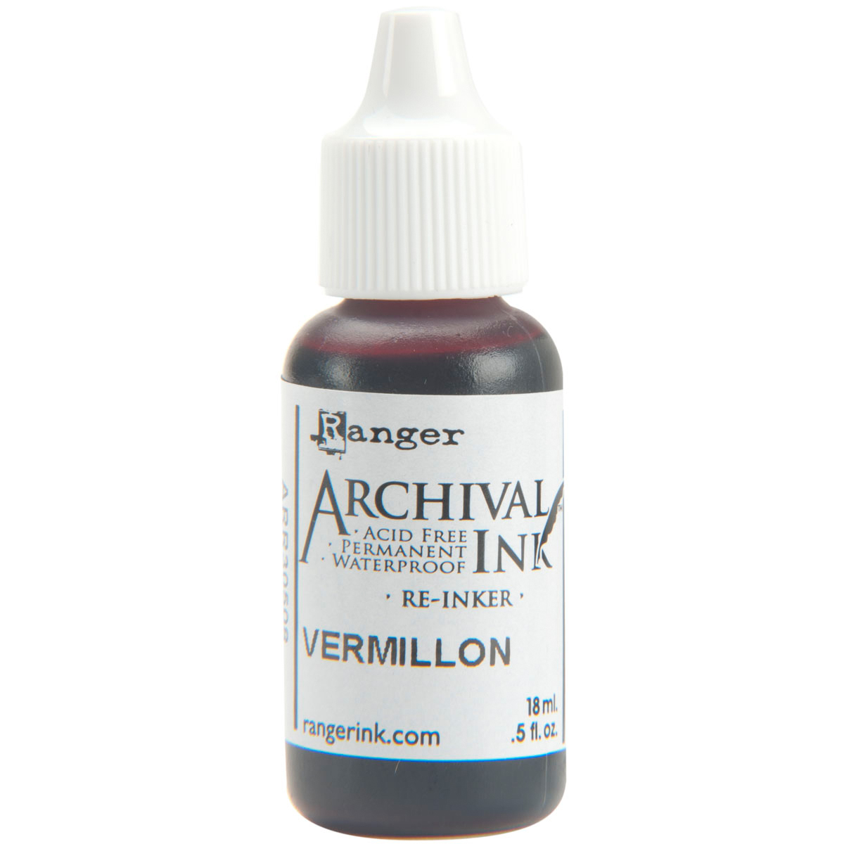 Archival Pad Re-Inker .5oz Vermillion