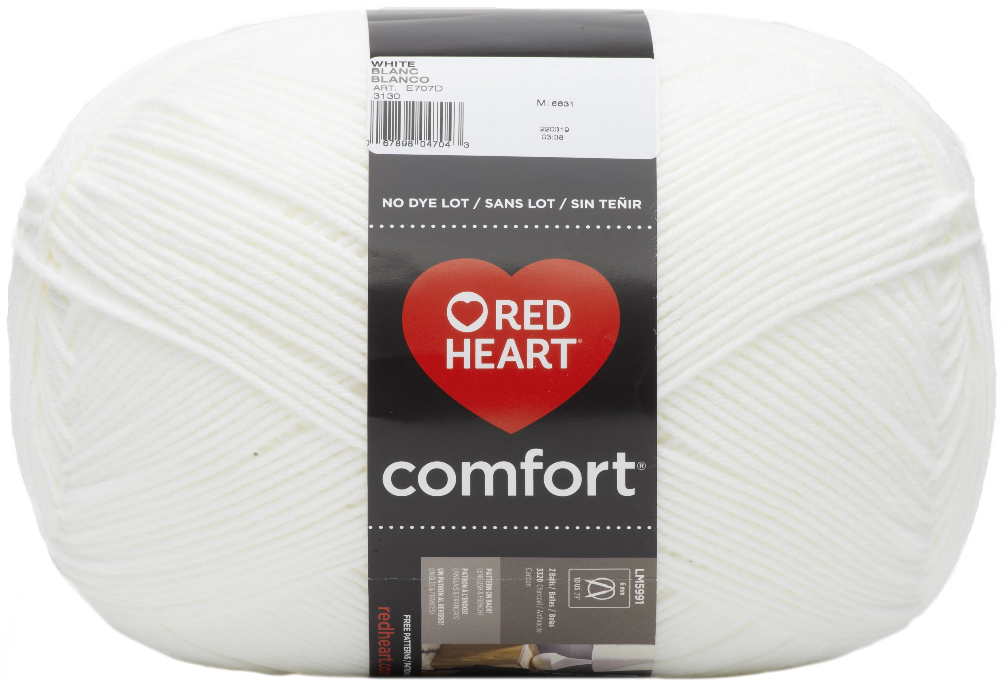 Red Heart Comfort Yarn White