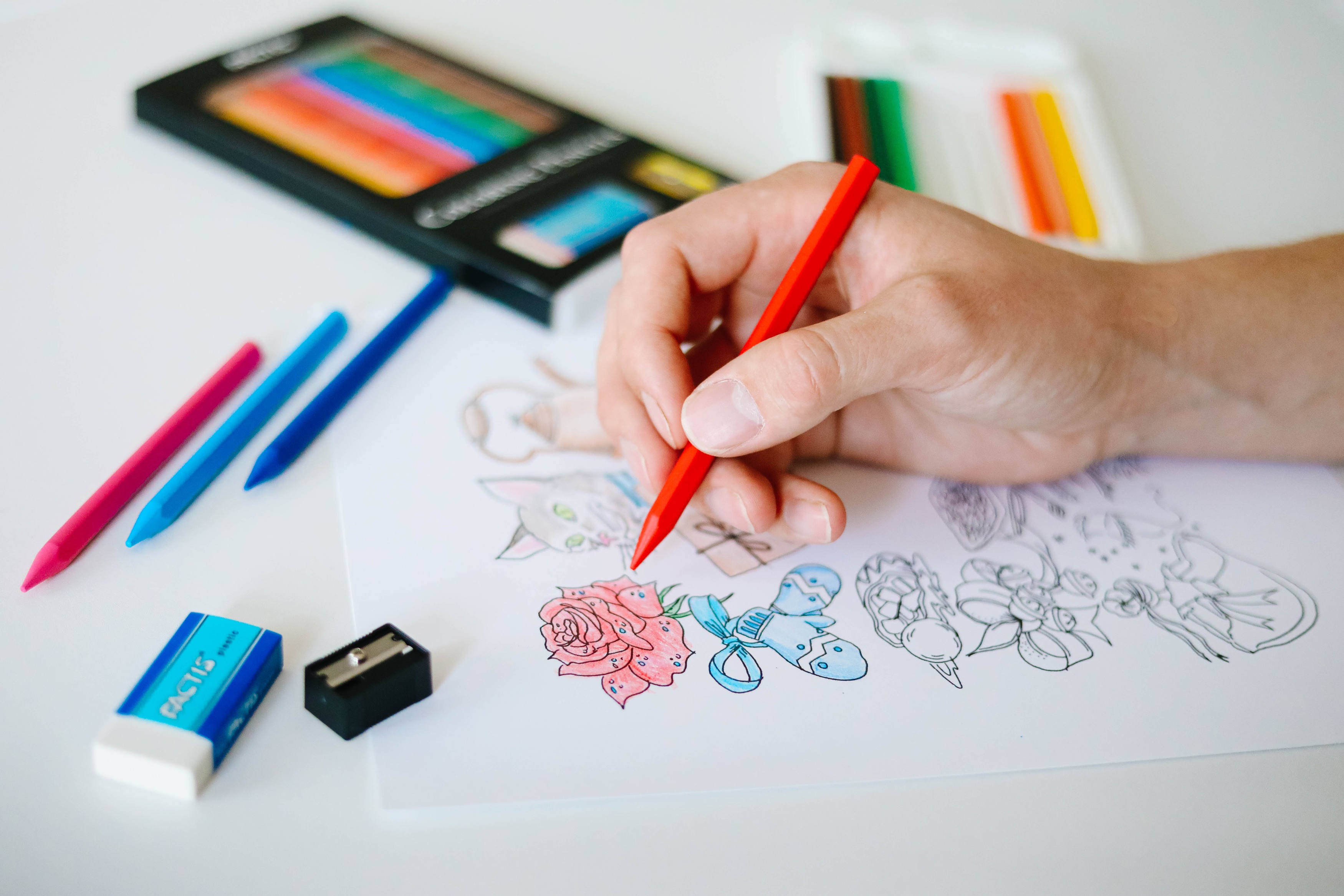 Factis (R) Woodless Coloring Pencil Set 12pc Assorted