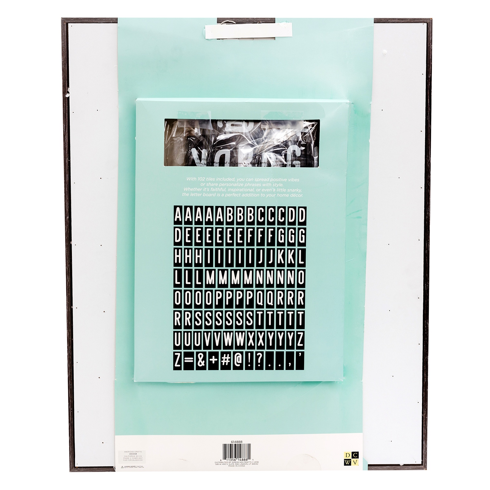 DCWV Sliding Letterboard 16