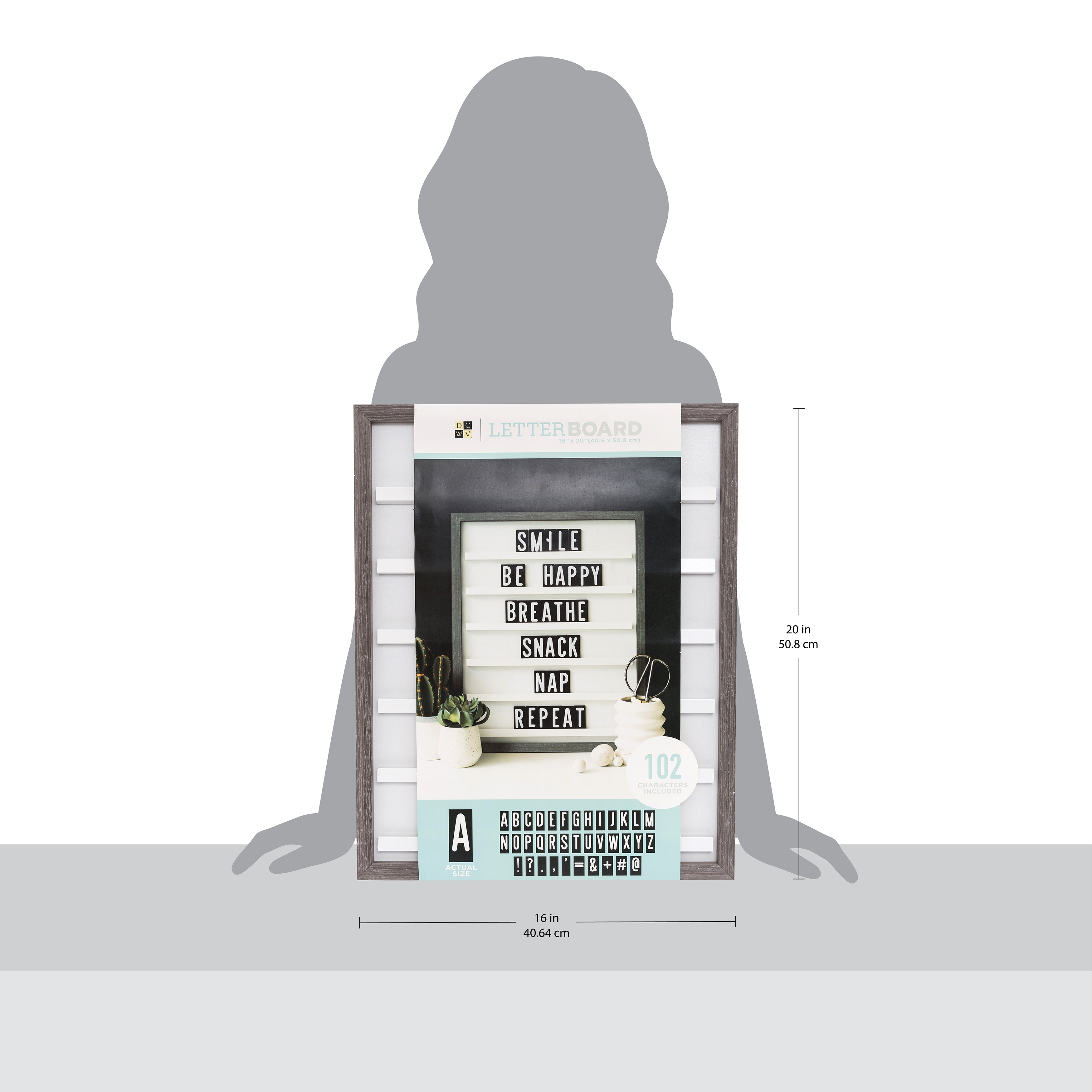 DCWV Sliding Letterboard 16