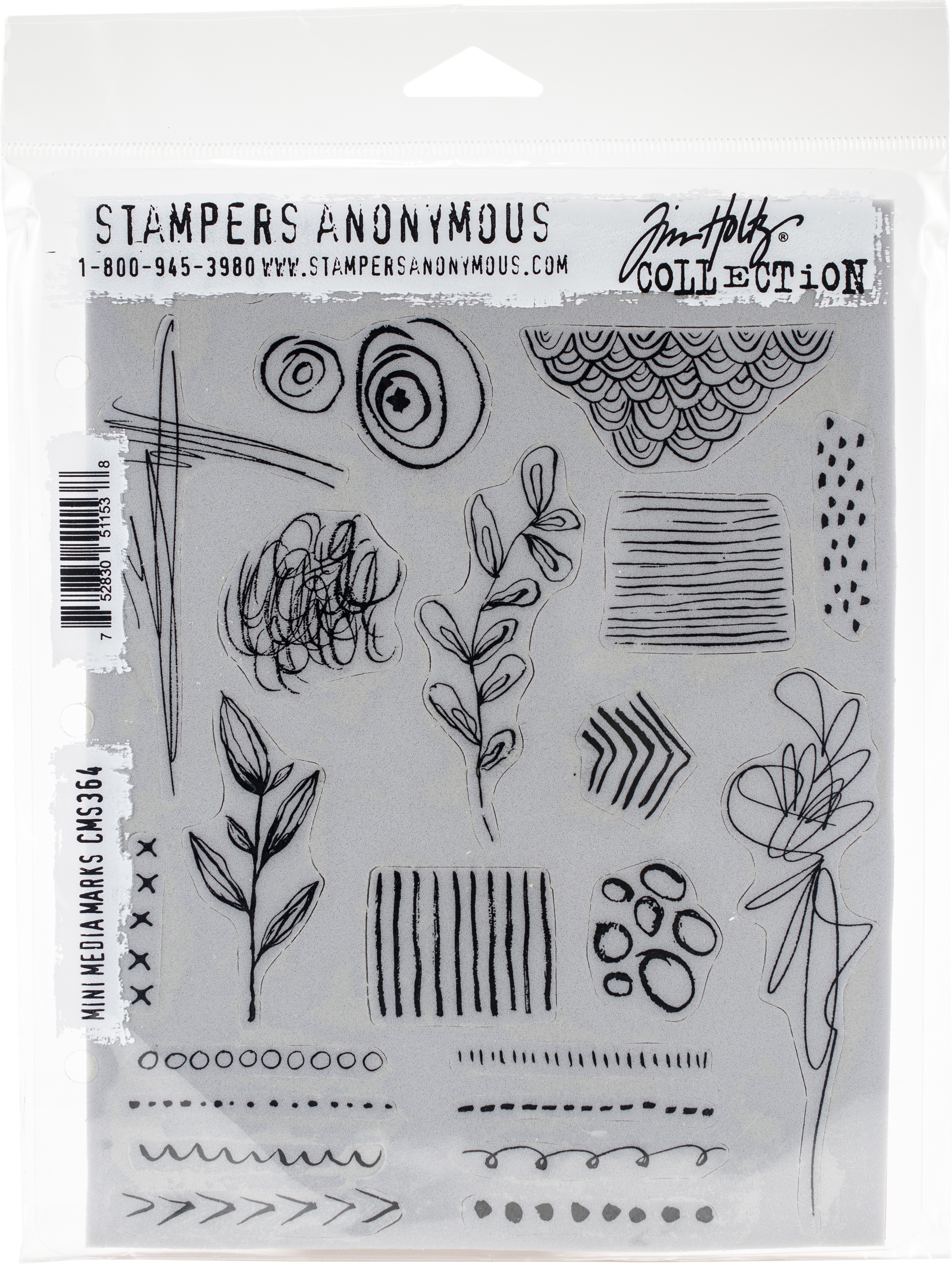 Tim Holtz Cling Stamps 7