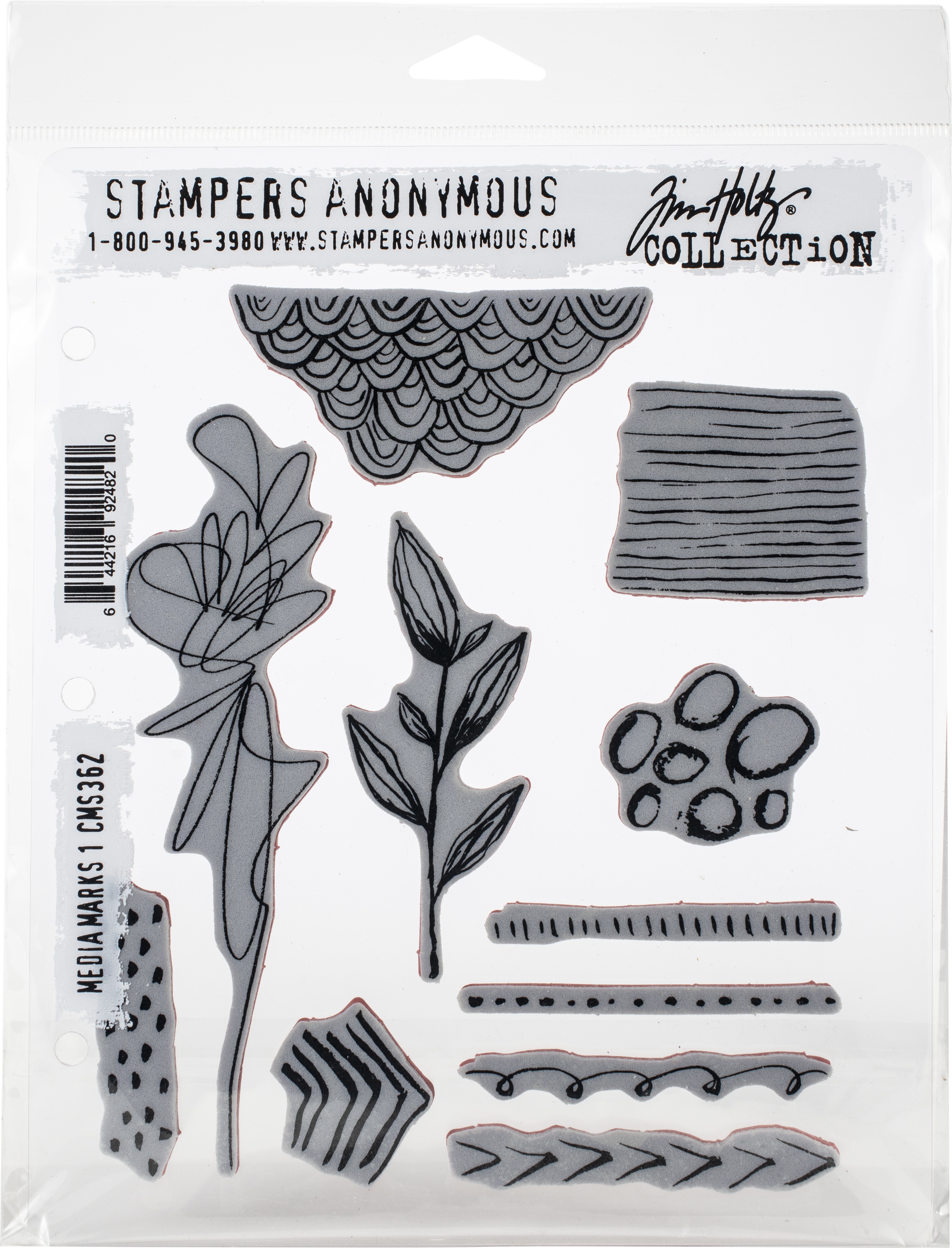 Tim Holtz Cling Stamps 7
