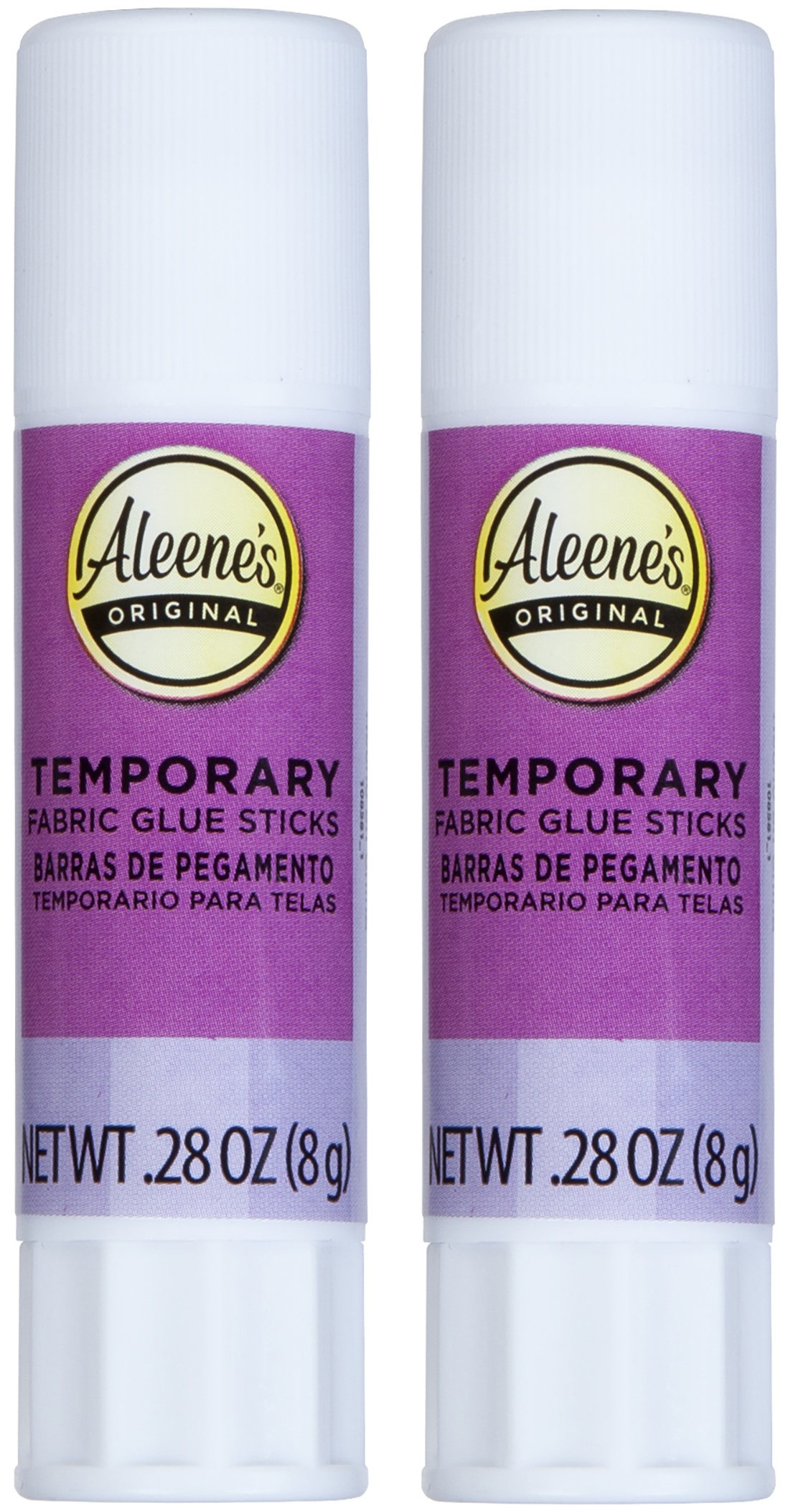 Aleene's Temporary Fabric Glue Sticks 2/Pkg .28oz