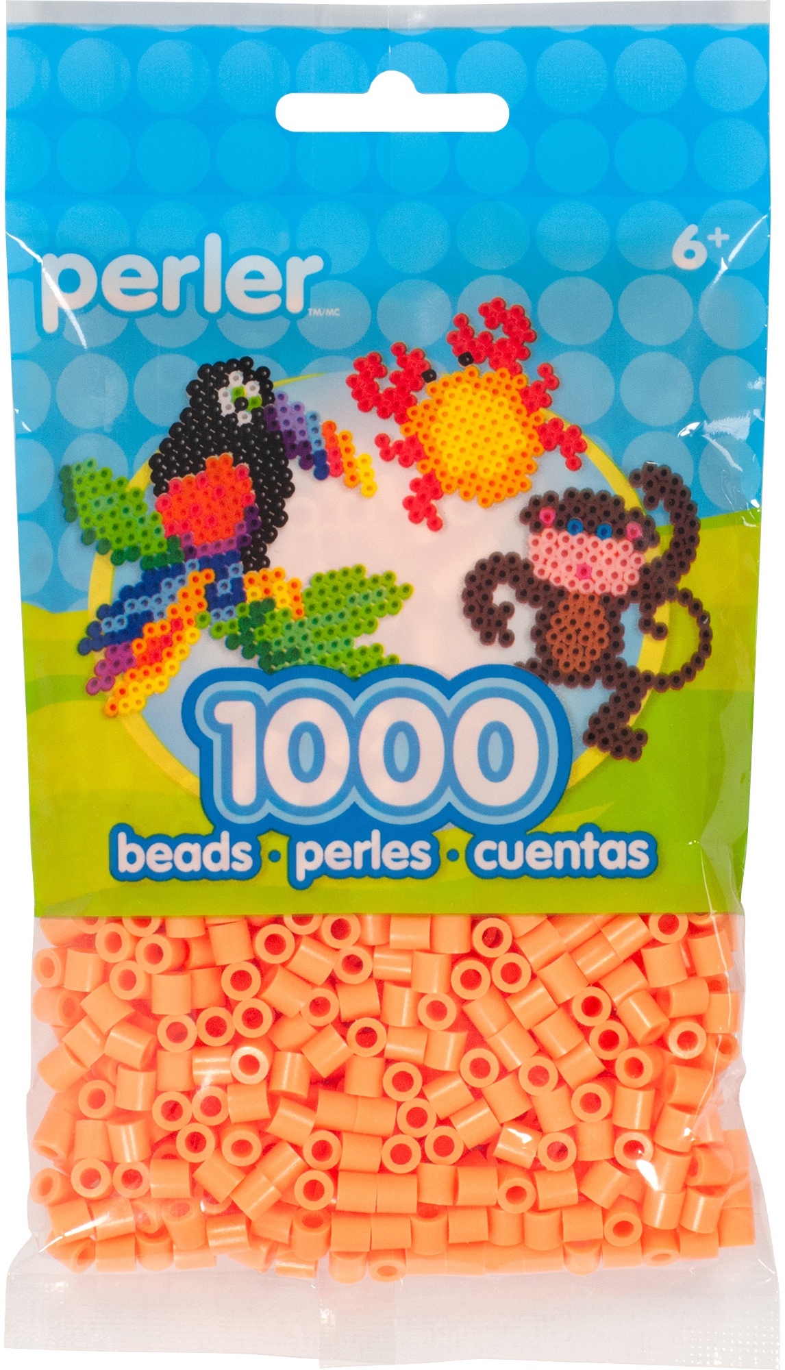 Perler Beads 1,000/Pkg Apricot