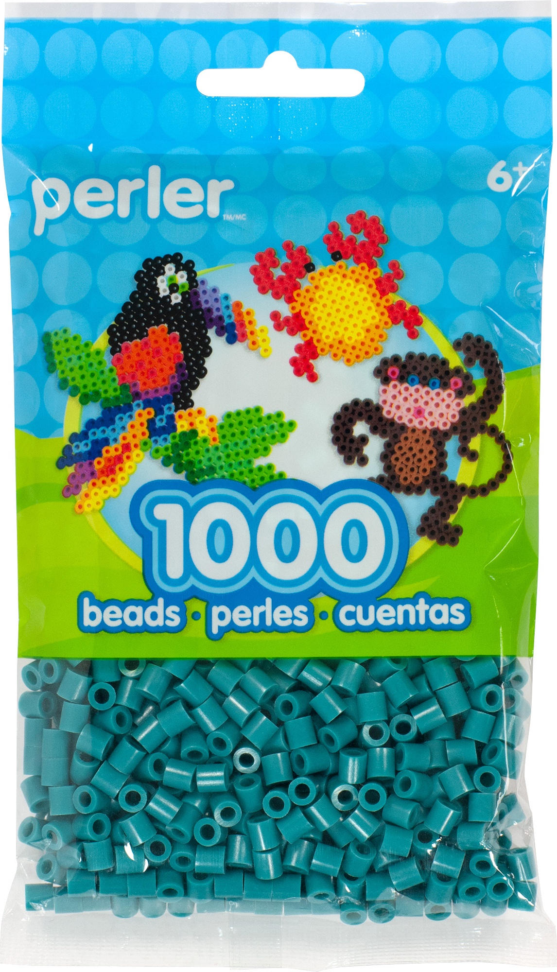 Perler Beads 1,000/Pkg Teal