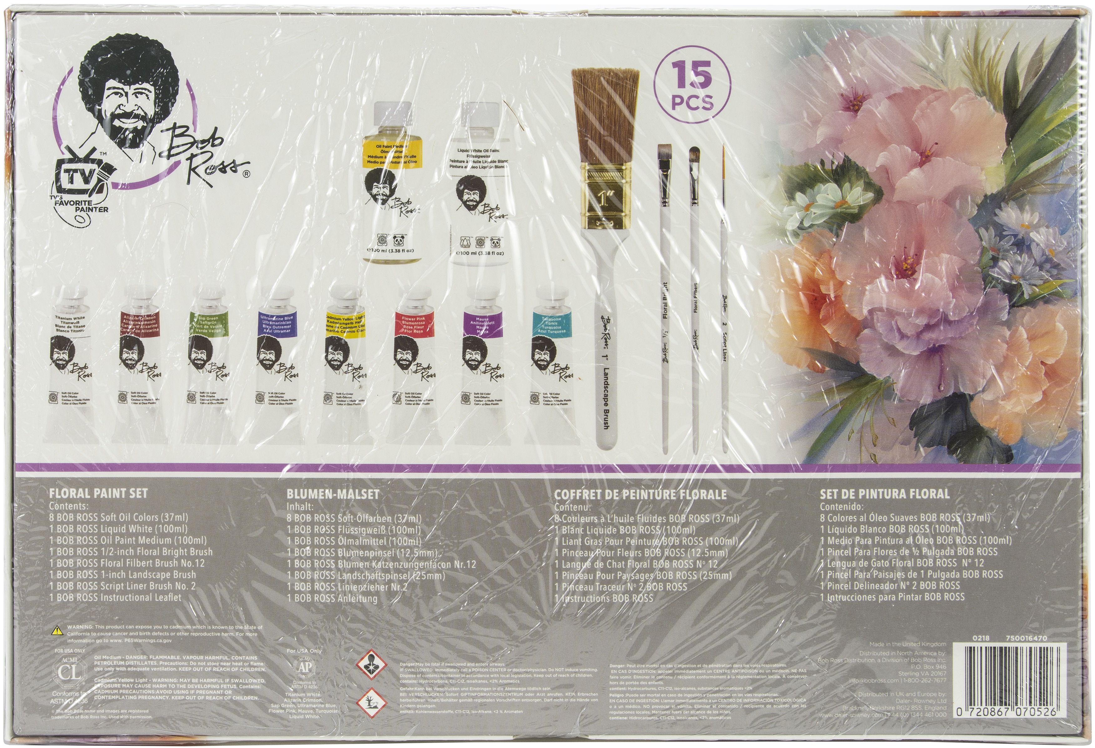 Bob Ross Flower Paint Set