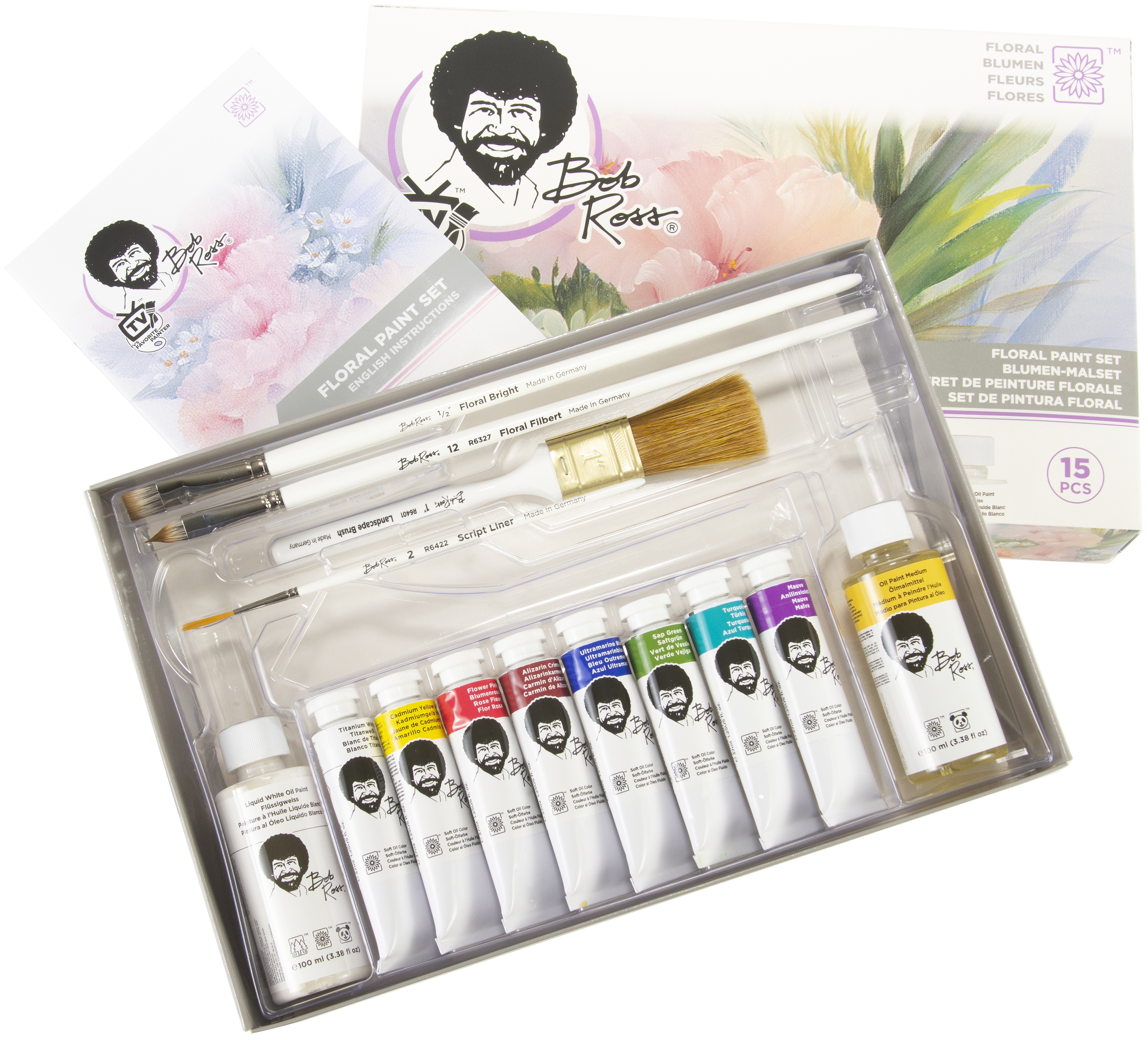 Bob Ross Flower Paint Set