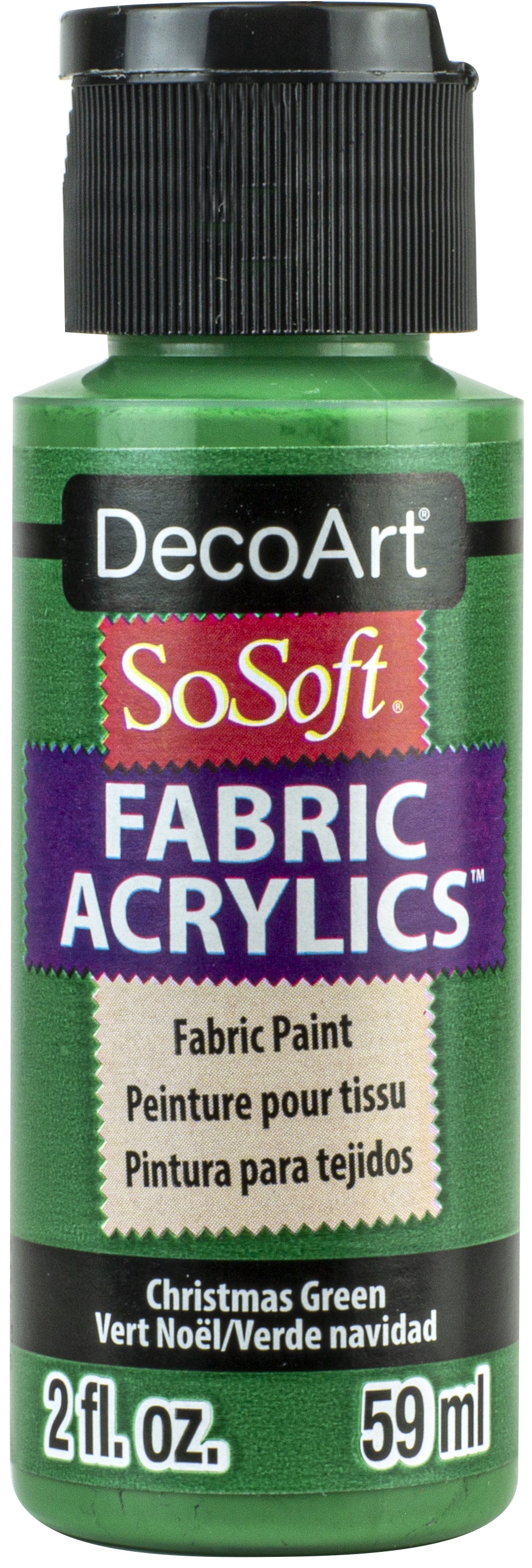 SoSoft Fabric Acrylic Paint 2oz Christmas Green