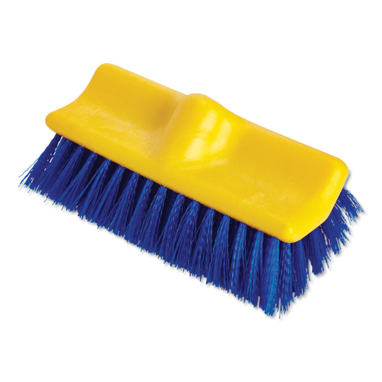 Rubbermaid® Commercial Bi-Level Deck Scrub Brush, Polypropylene Fibers, 10 Plast