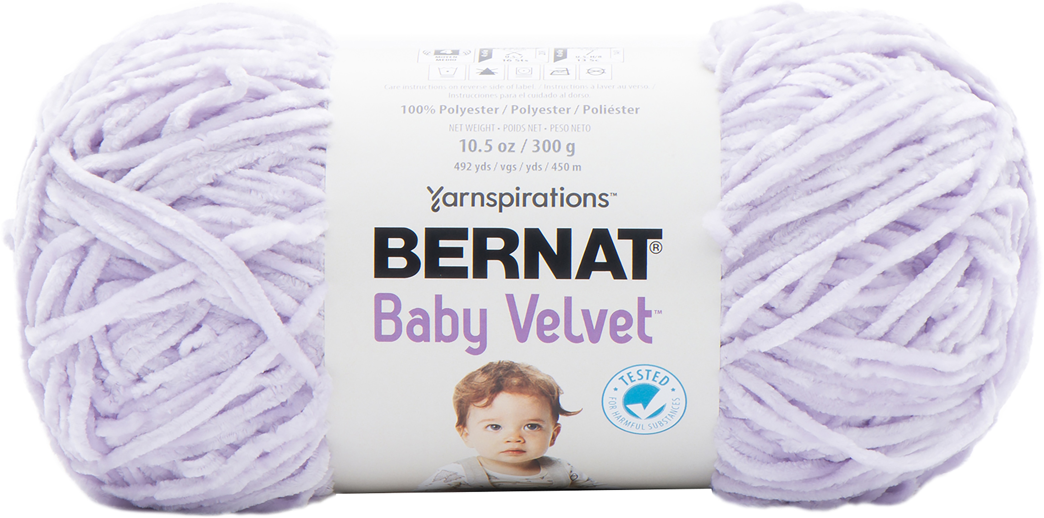 Bernat Baby Velvet Yarn Lilac Blooms