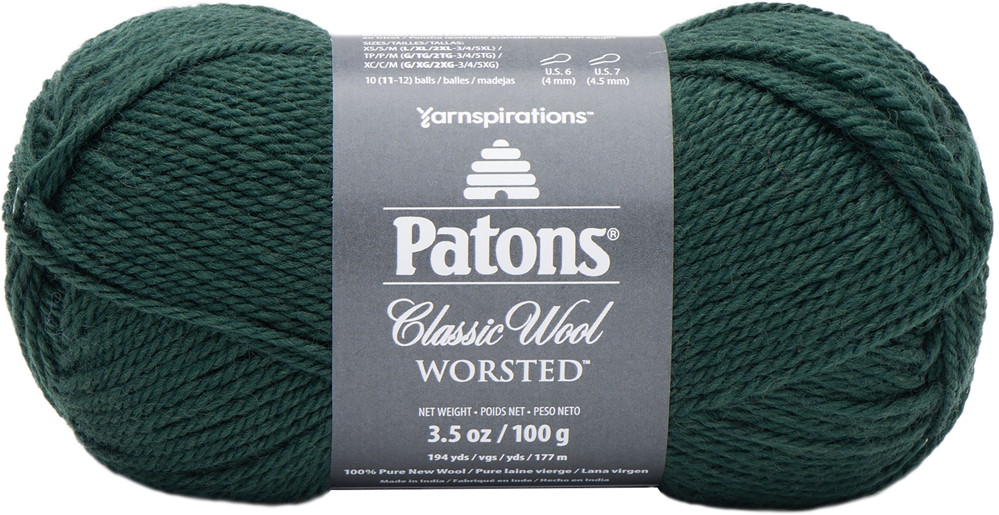 Patons Classic Wool Yarn Pine