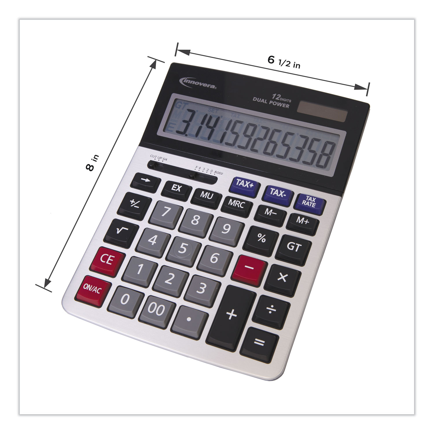 Innovera® 15975 Large Digit Commercial Calculator, 12-Digit LCD