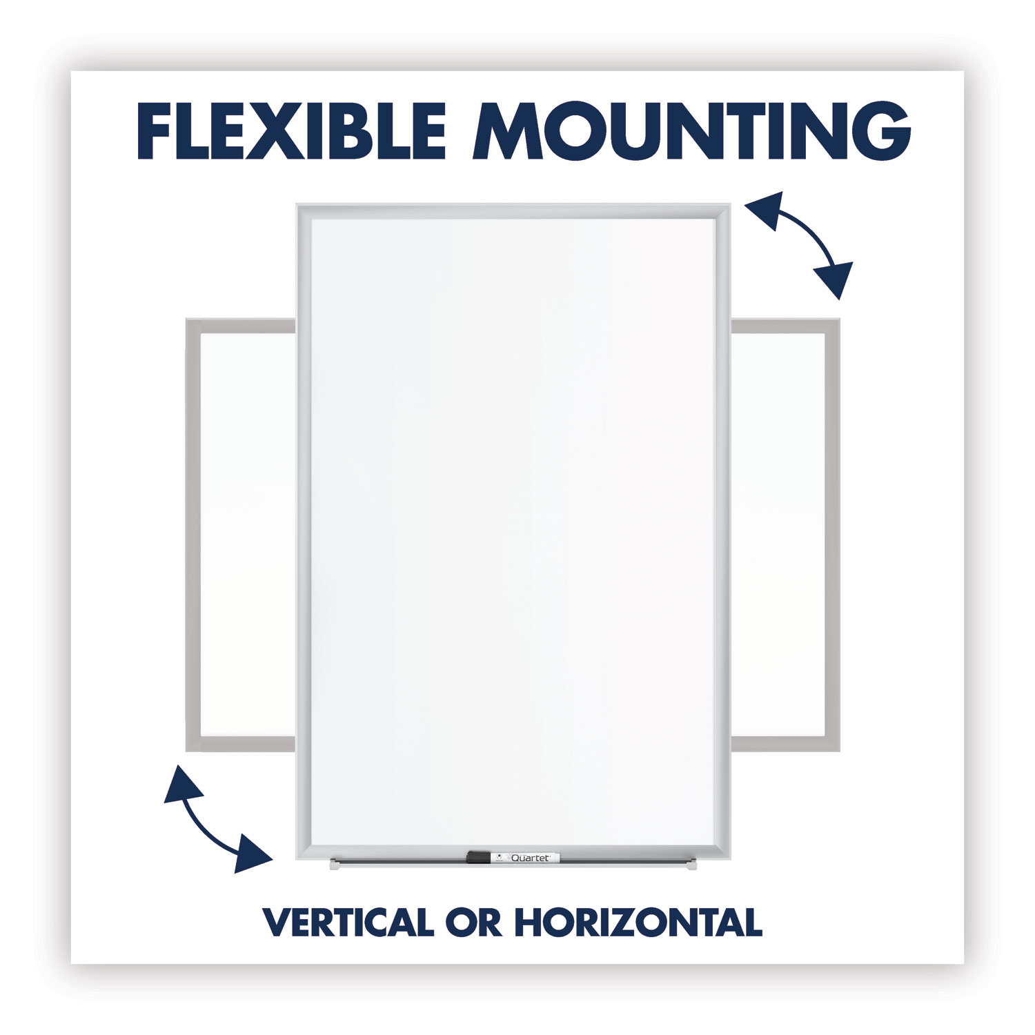 Quartet® Classic Series Magnetic Whiteboard, 24 x 18, Silver Frame