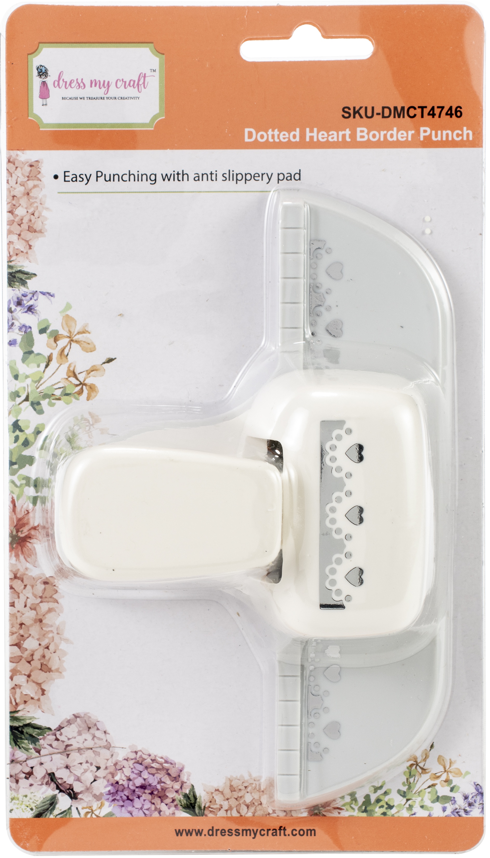 Dress My Craft Paper Punch Dotted Heart Border Punch