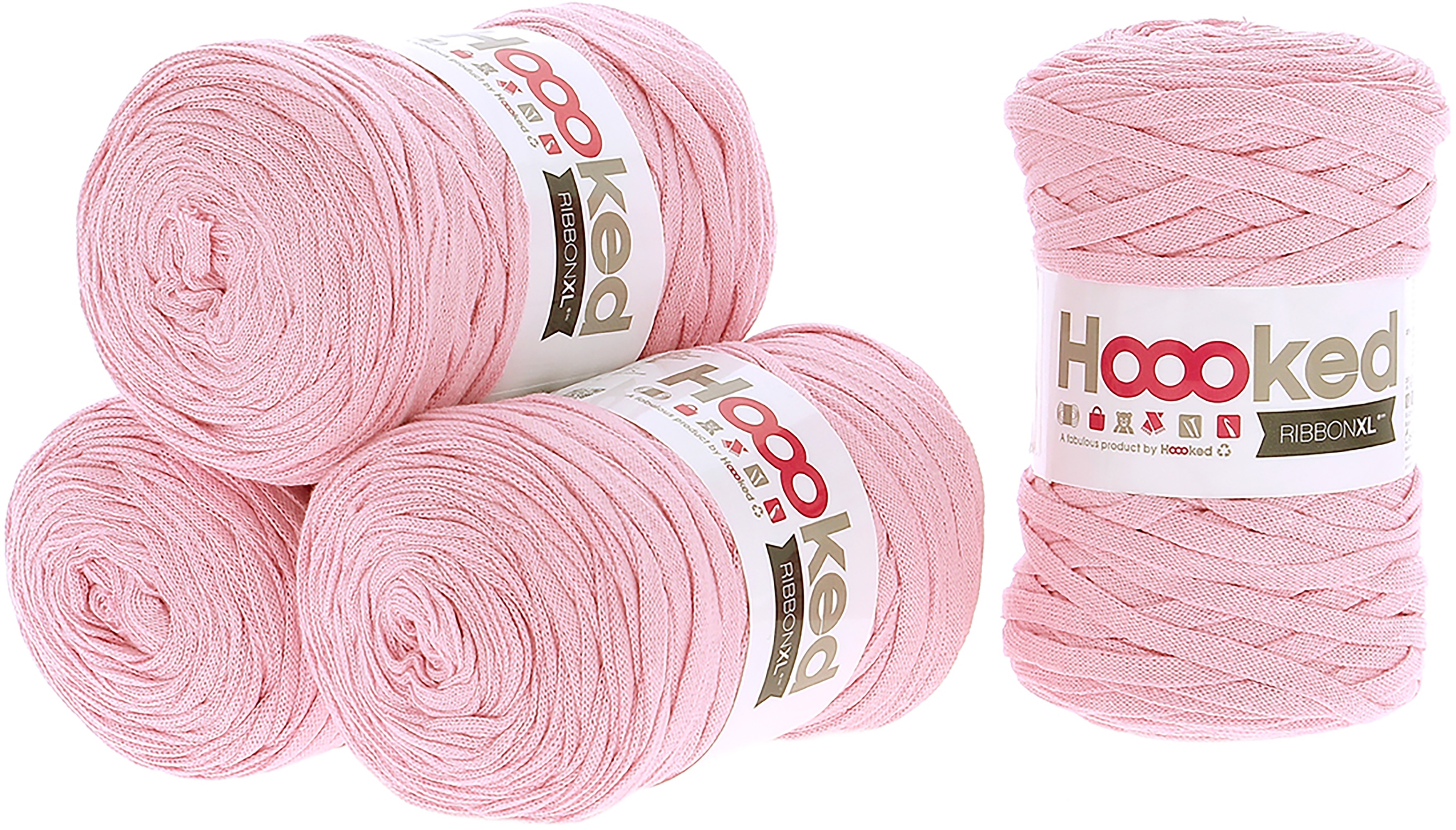 Hoooked Ribbon XL Yarn Sweet Pink