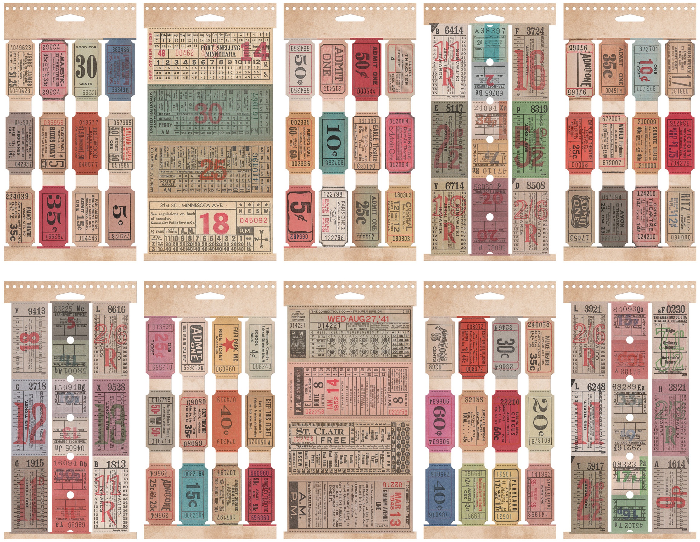 Idea-Ology Stickers 335/Pkg Ticket Book