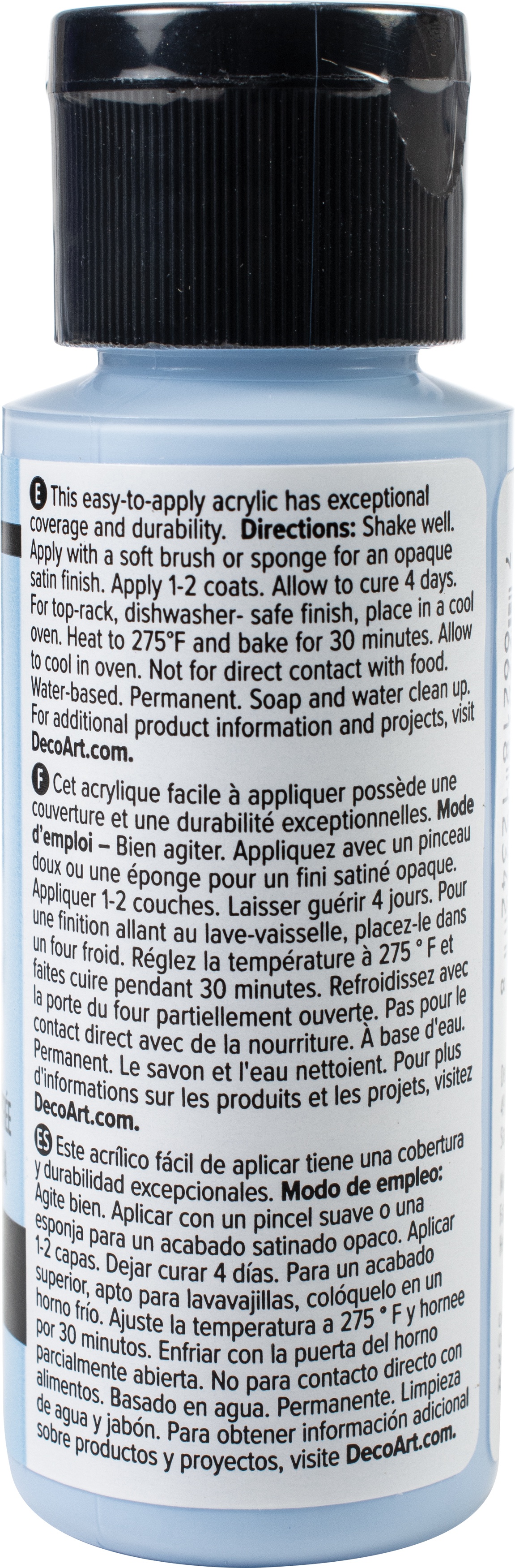 DecoArt Glass Paint 2oz-Light Blue